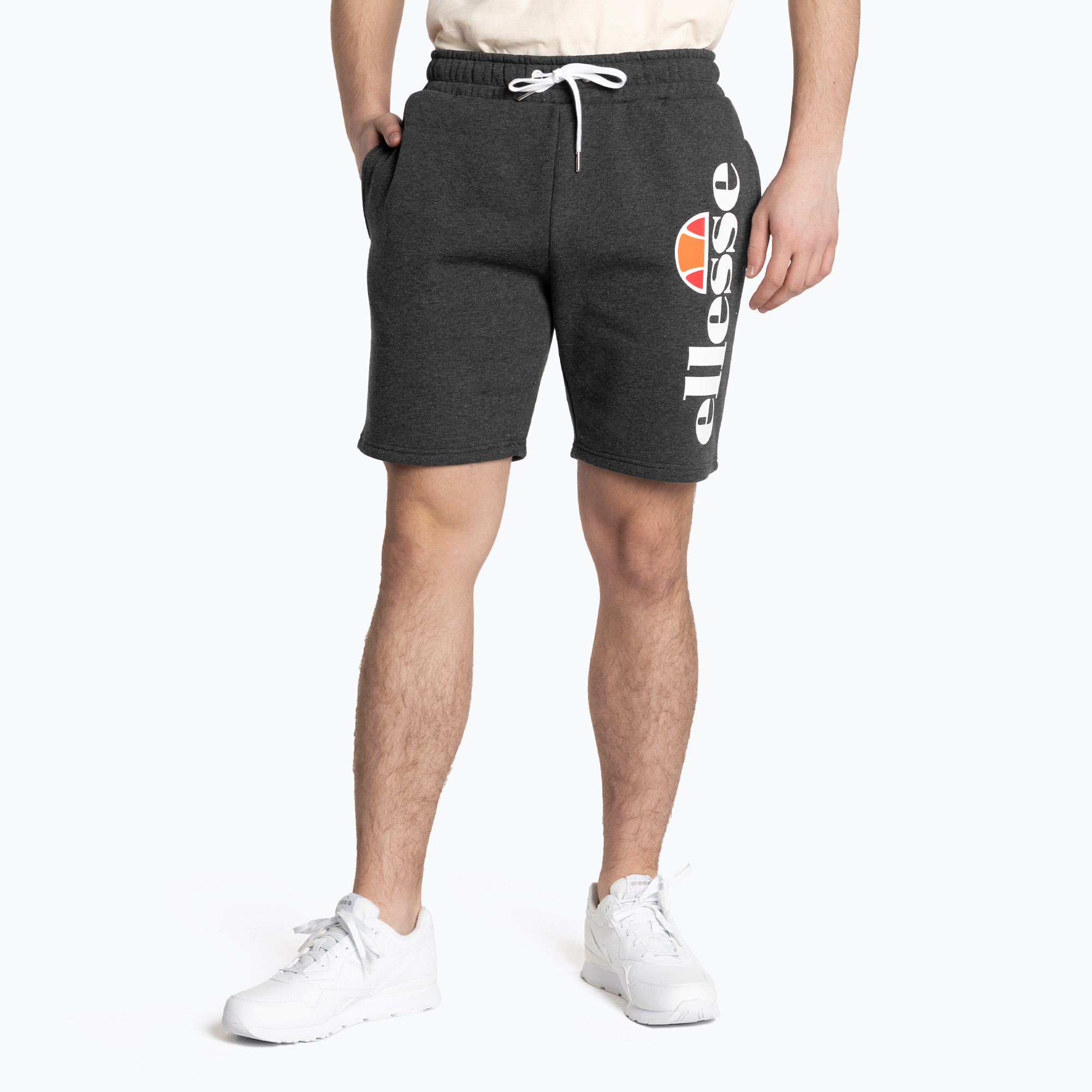 Ellesse Bossini pánske šortky dark grey marl (Bossini SHS08748106)