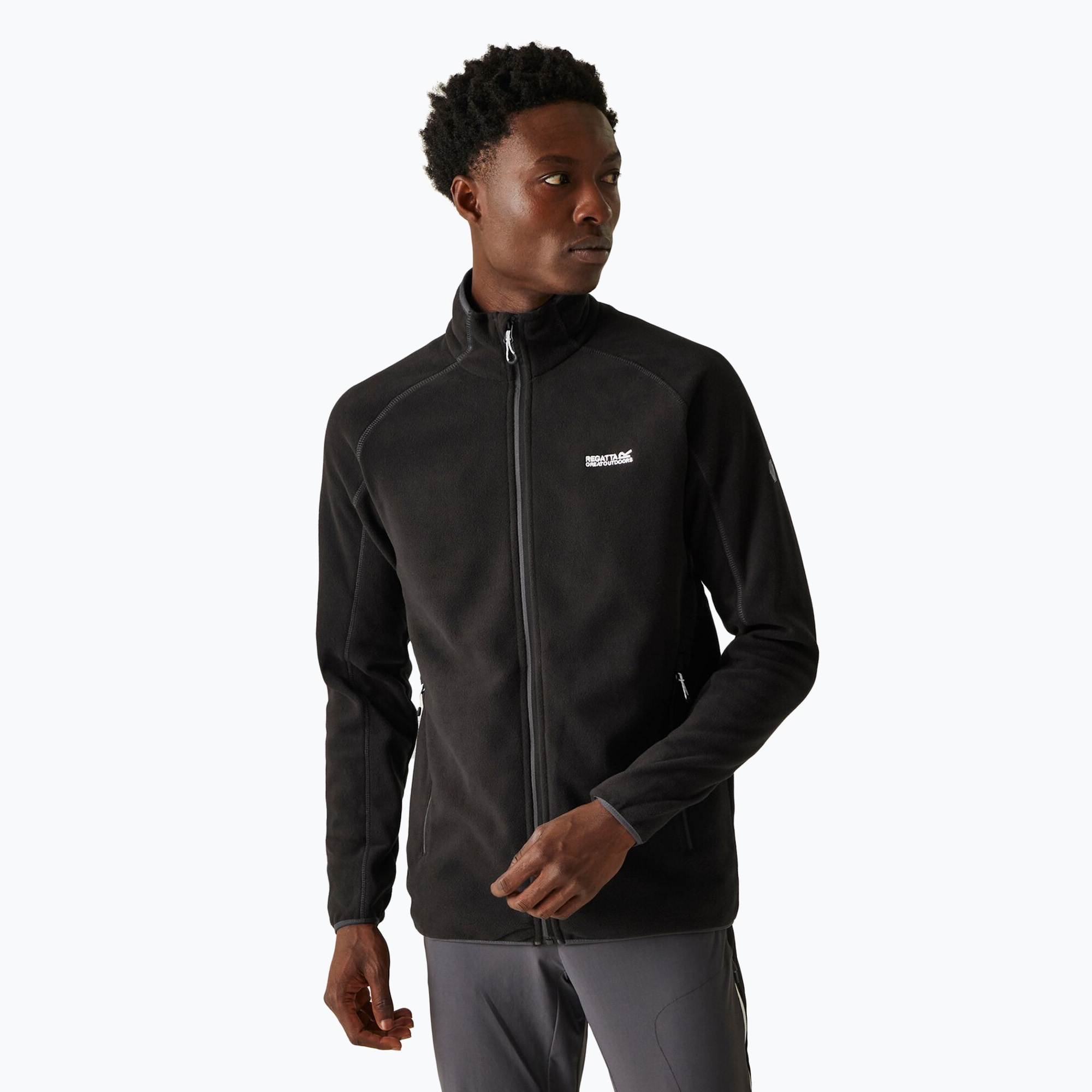 Bluza polarowa męska REGATTA Hadfield black 