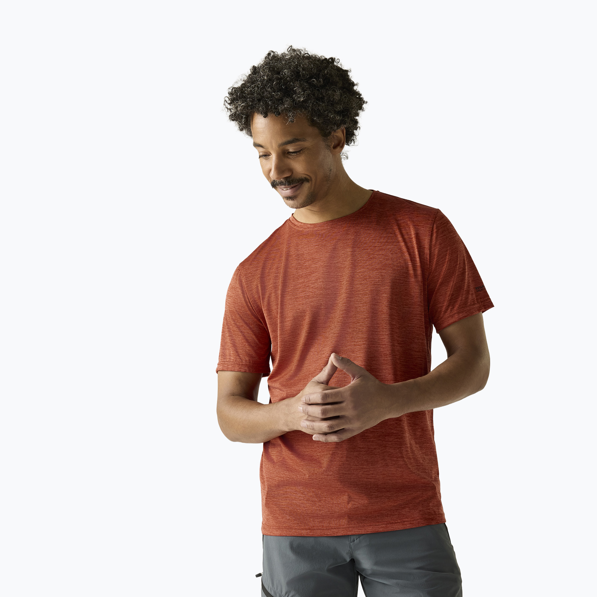 Мъжка тениска за трекинг REGATTA Fingal Edition rusty orange