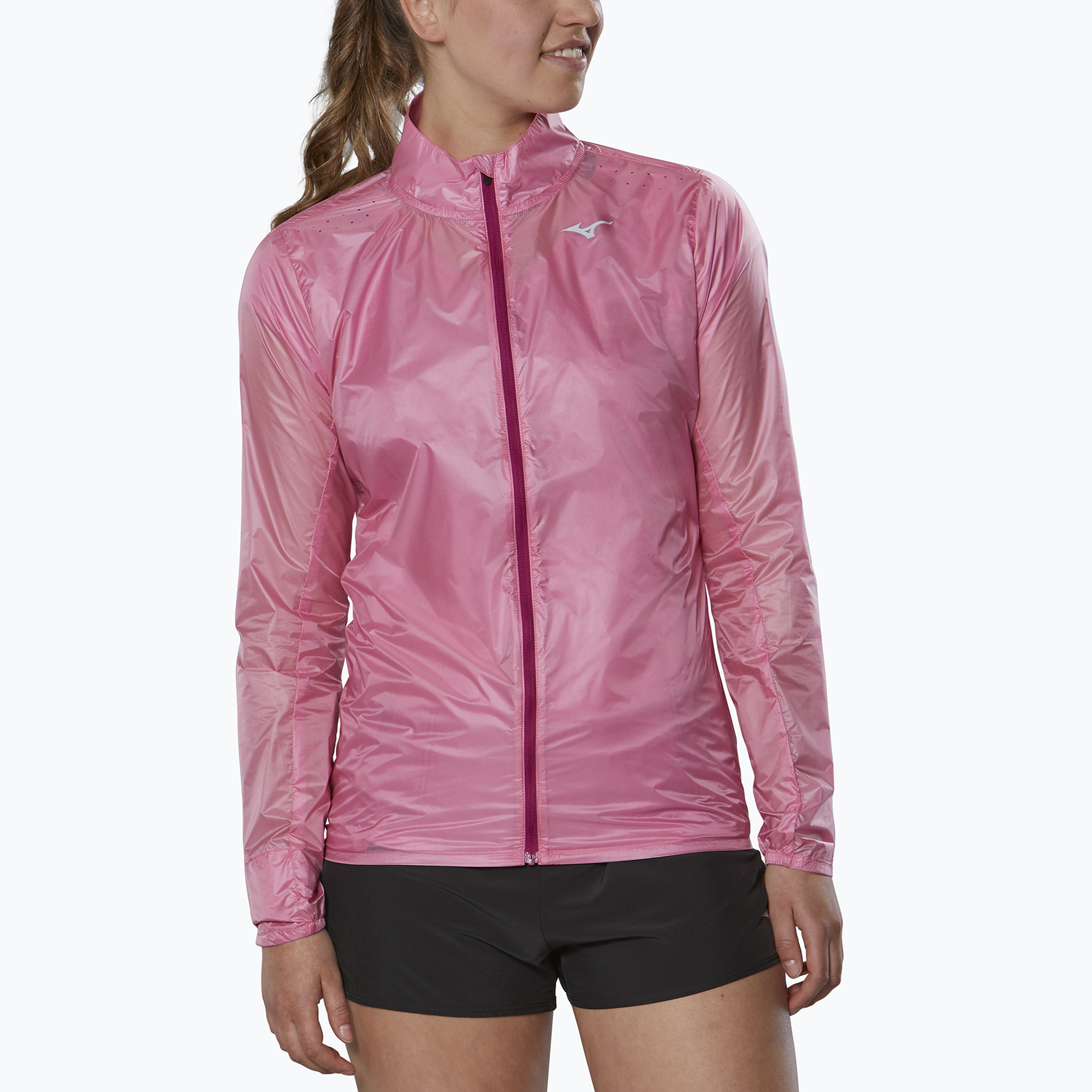 Kurtka do biegania damska Mizuno Aero wild orchid 