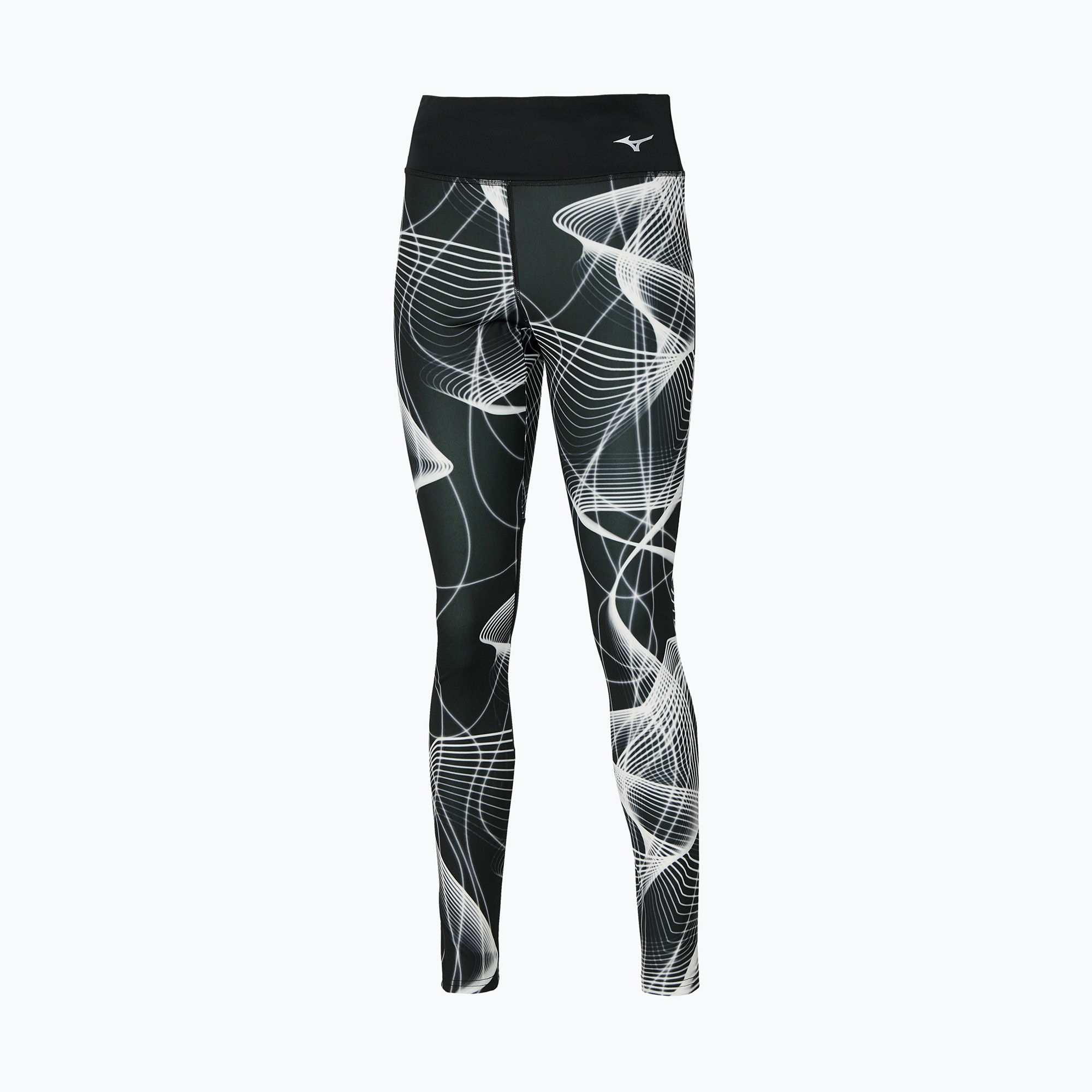 Legginsy damskie do biegania Mizuno Printed black 