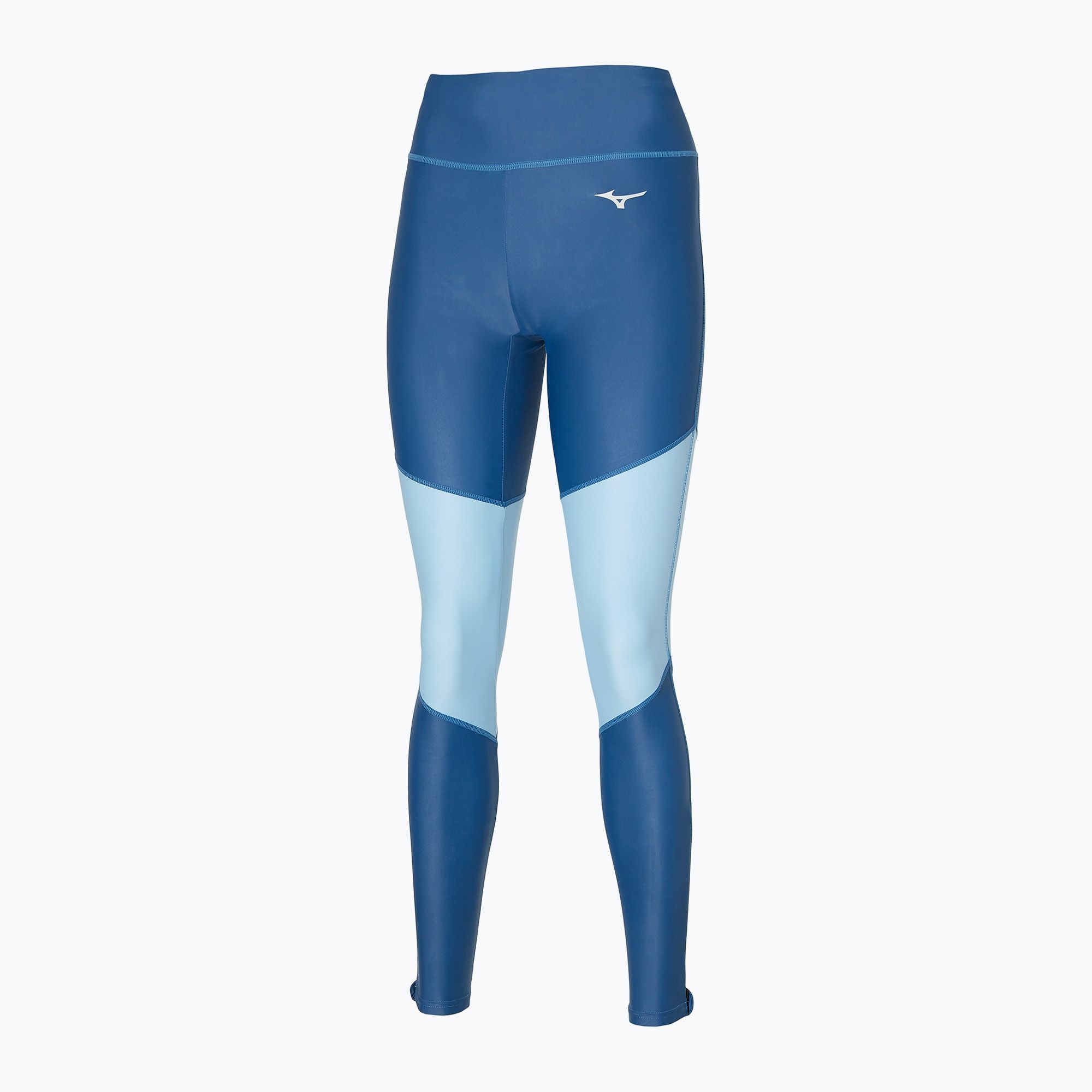 Legginsy damskie do biegania Mizuno Core Long copen blue 