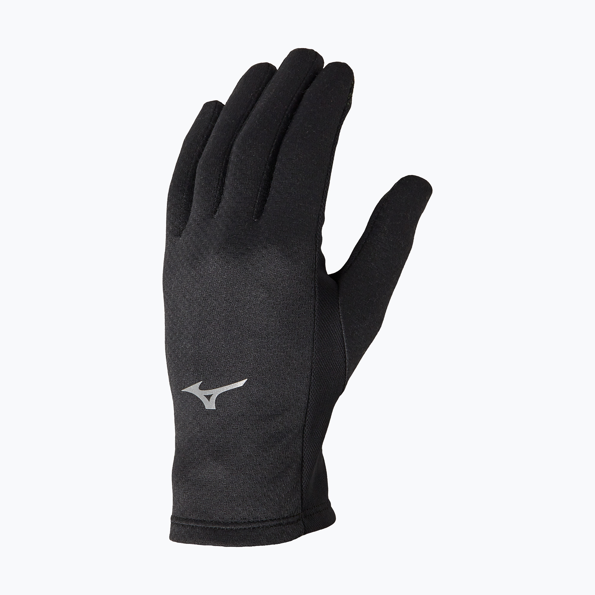 Mizuno Running Breath Thermo black running gloves (M)