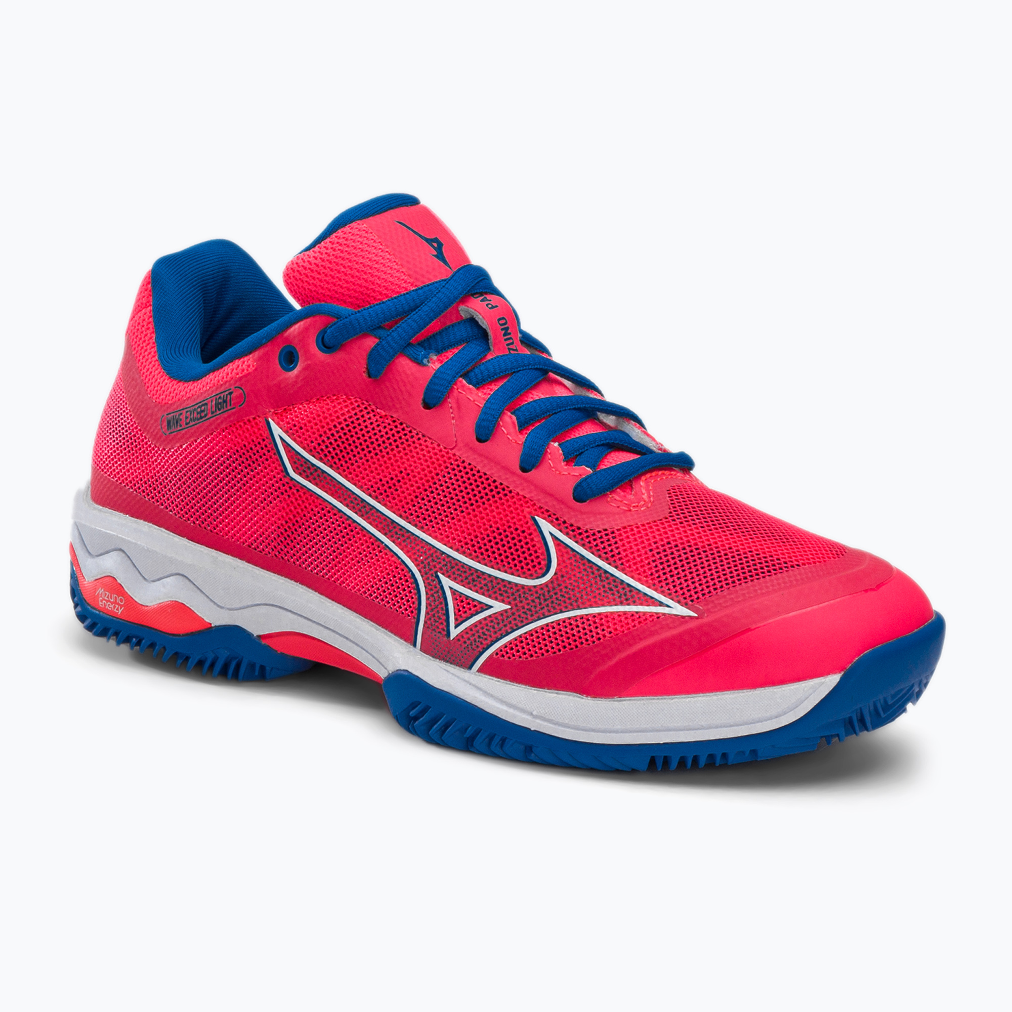 Buty do padla damskie Mizuno Wave Exceed Light CC Padel różowe 61GB222363 