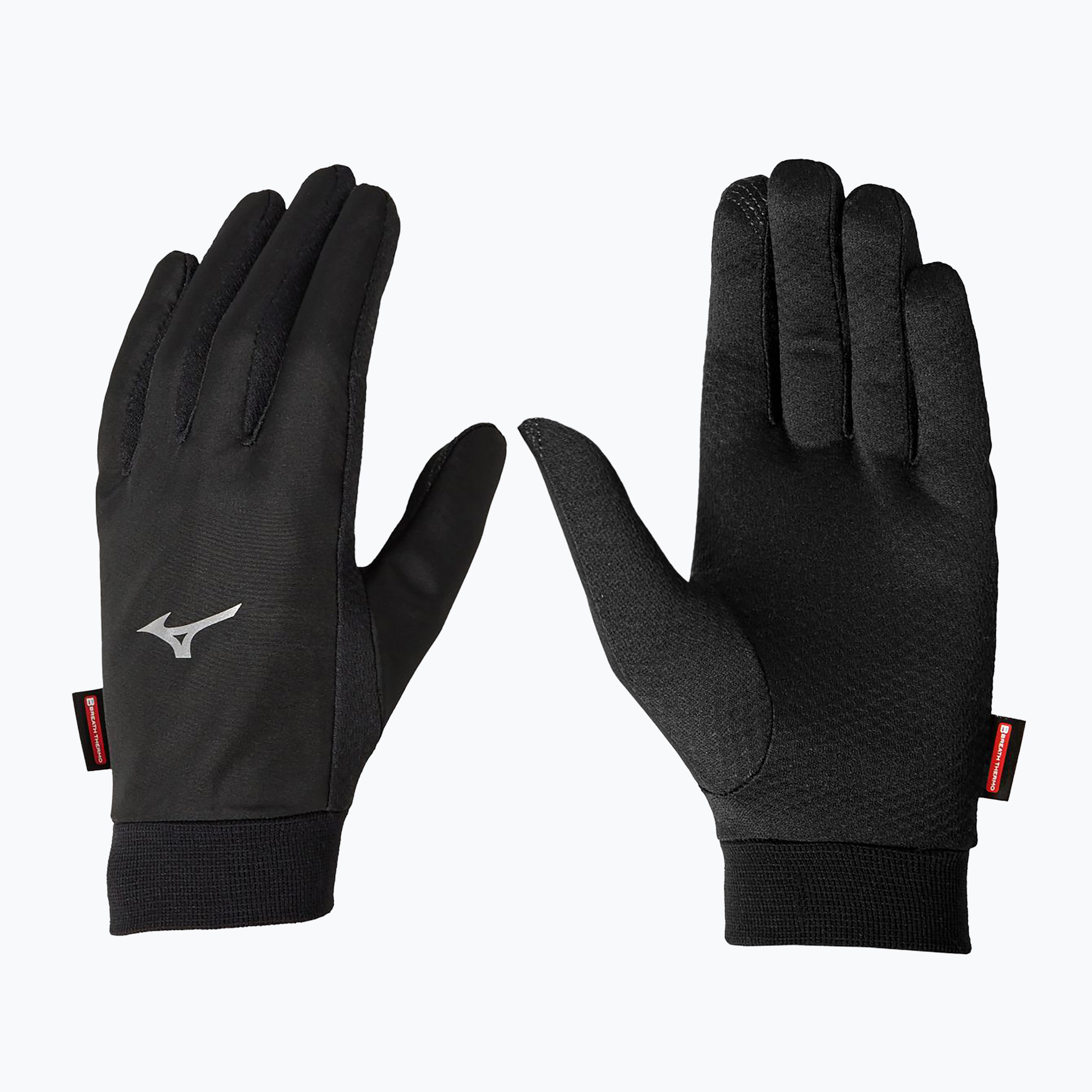 Rękawiczki do biegania Mizuno Wind Guard black 