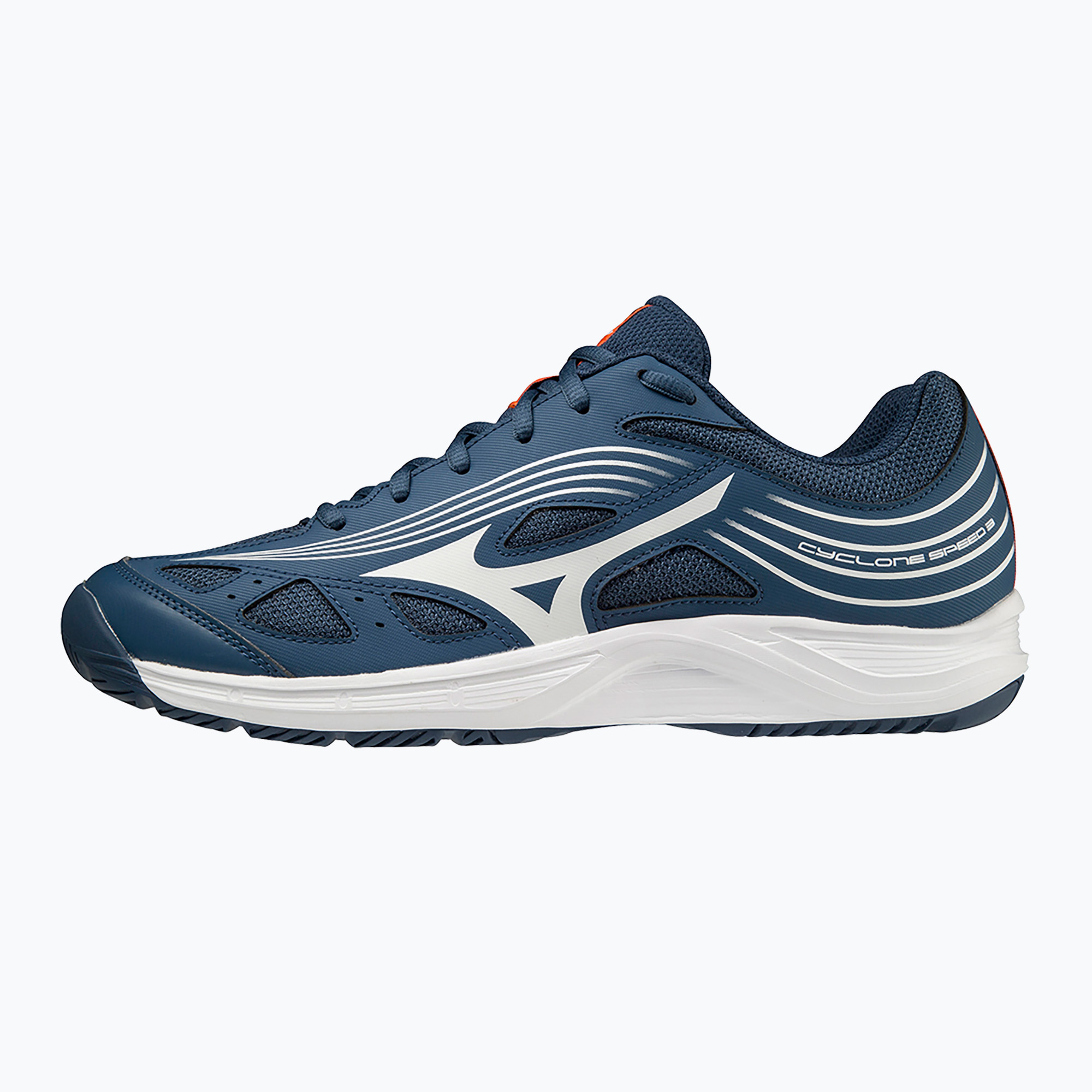 Buty do siatkówki Mizuno Cyclone Speed 3 dark denim/white/scarlet ibis 