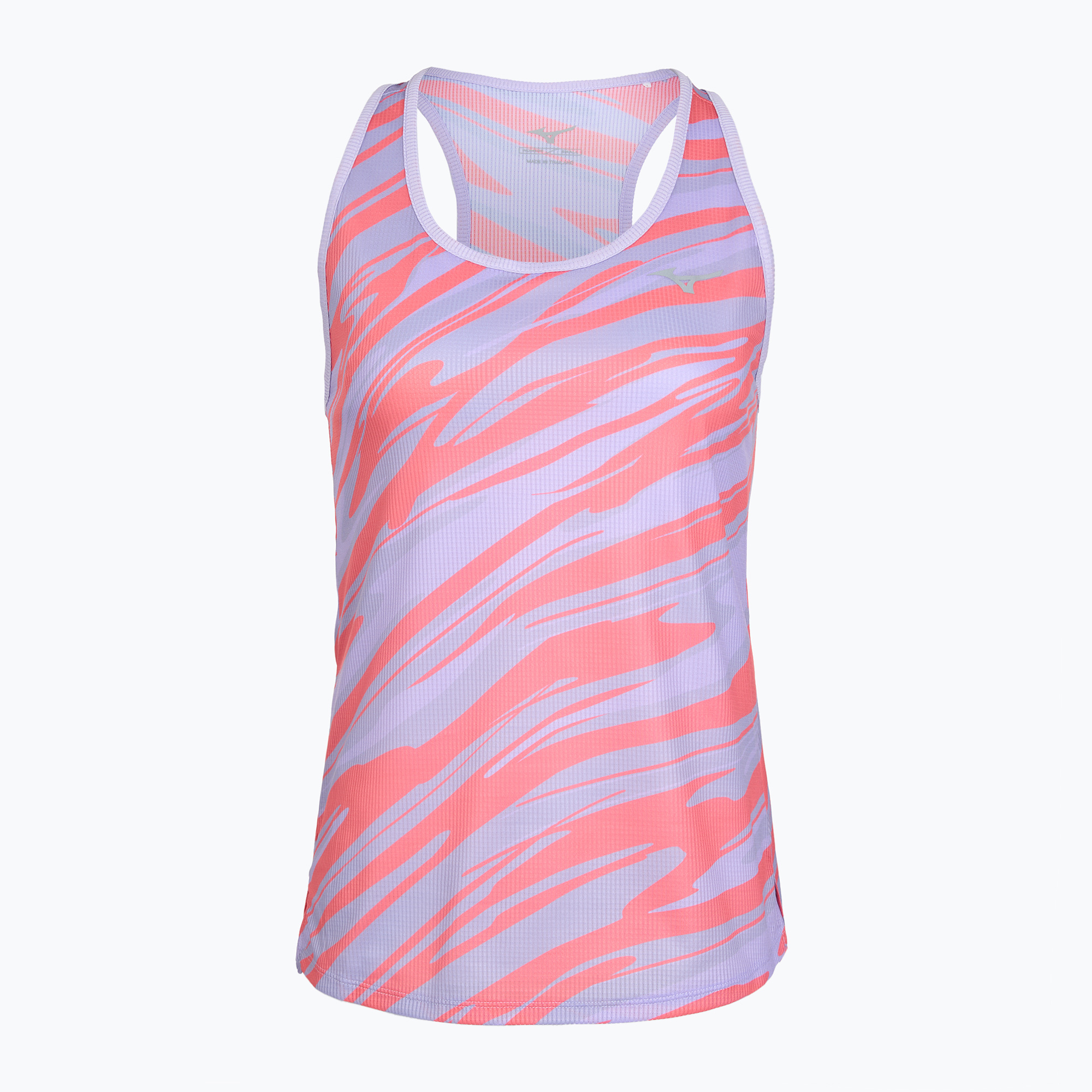 Дамски потник за бягане Mizuno DAF Graphic Tank pastel lilac