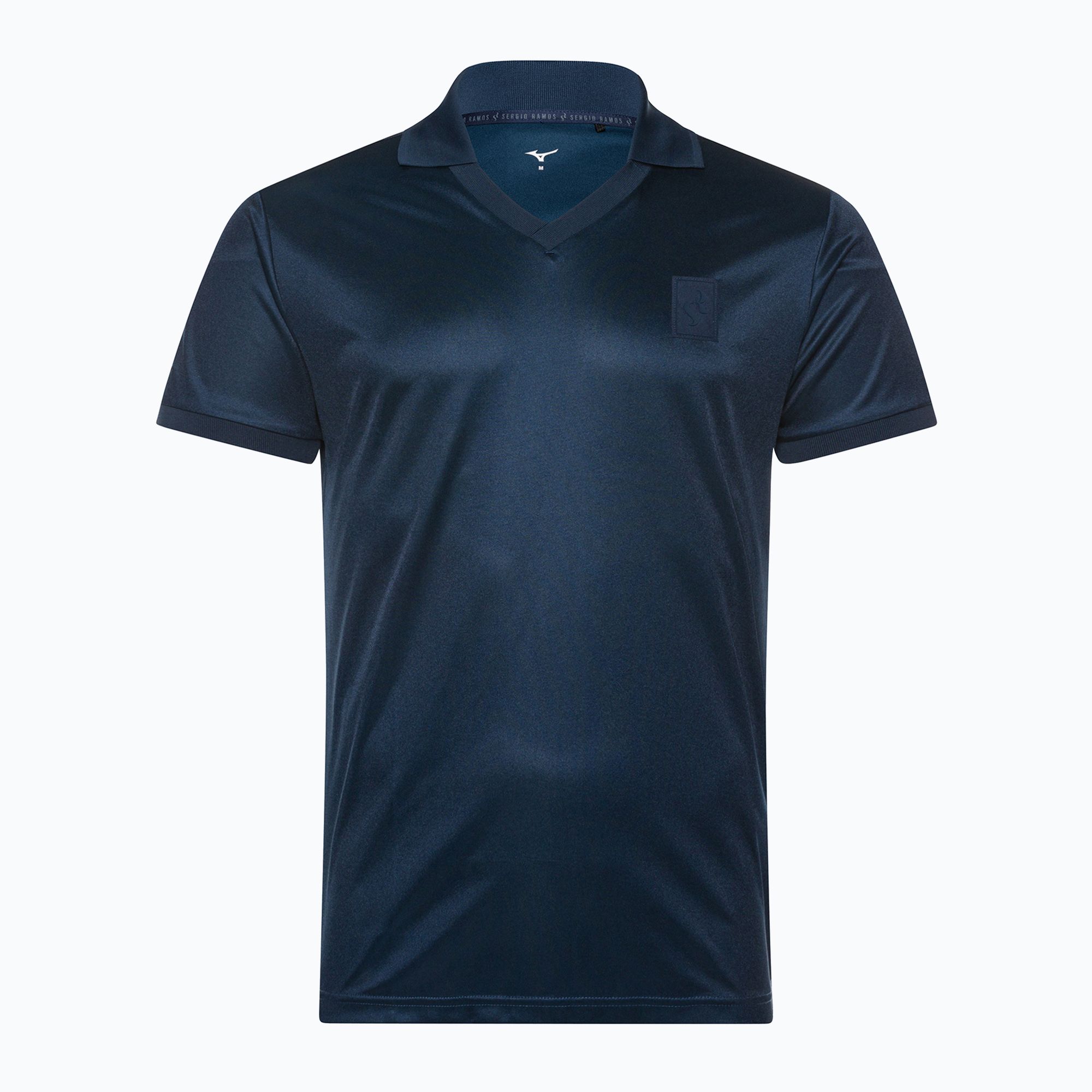 Koszulka piłkarska męska Mizuno Sergio Ramos Game Jersey granatowa P2MA2S6014 