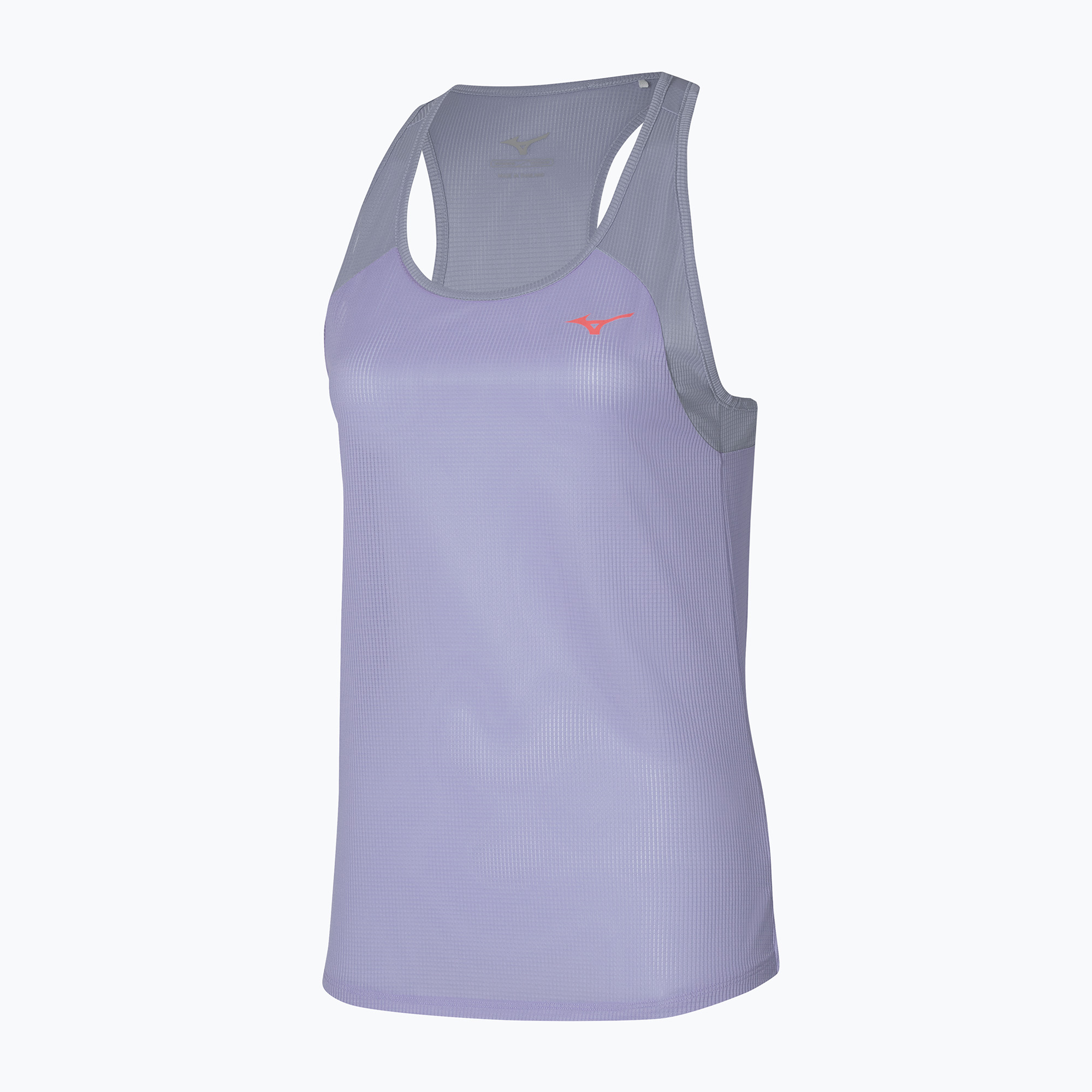 Canotta da running donna Mizuno DryAeroFlow Tank lavanda (XL) (DryAeroFlow Tank J2GAA20369)
