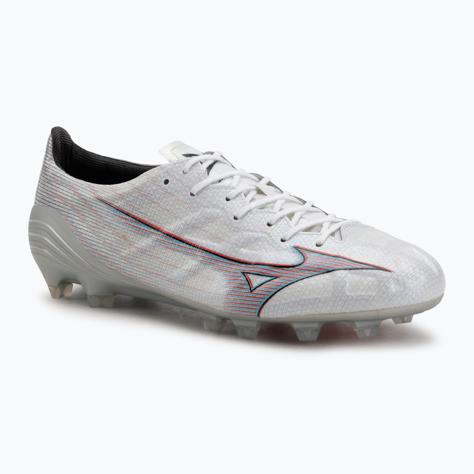 Buty piłkarskie męskie Mizuno Alpha JP white/ignition red/801 c 