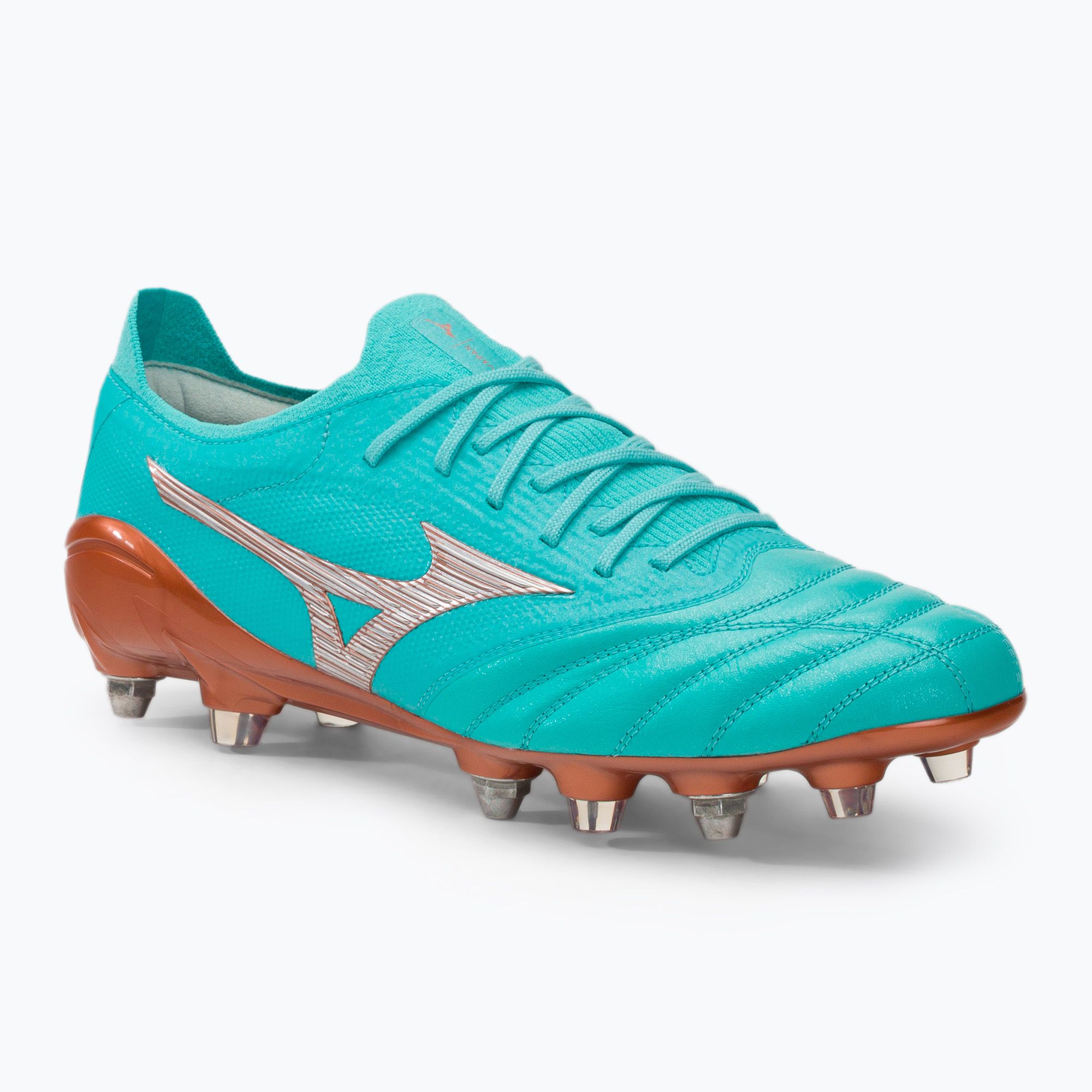 Buty piłkarskie Mizuno Morelia Neo III Beta JP MD niebieskie P1GC239025 
