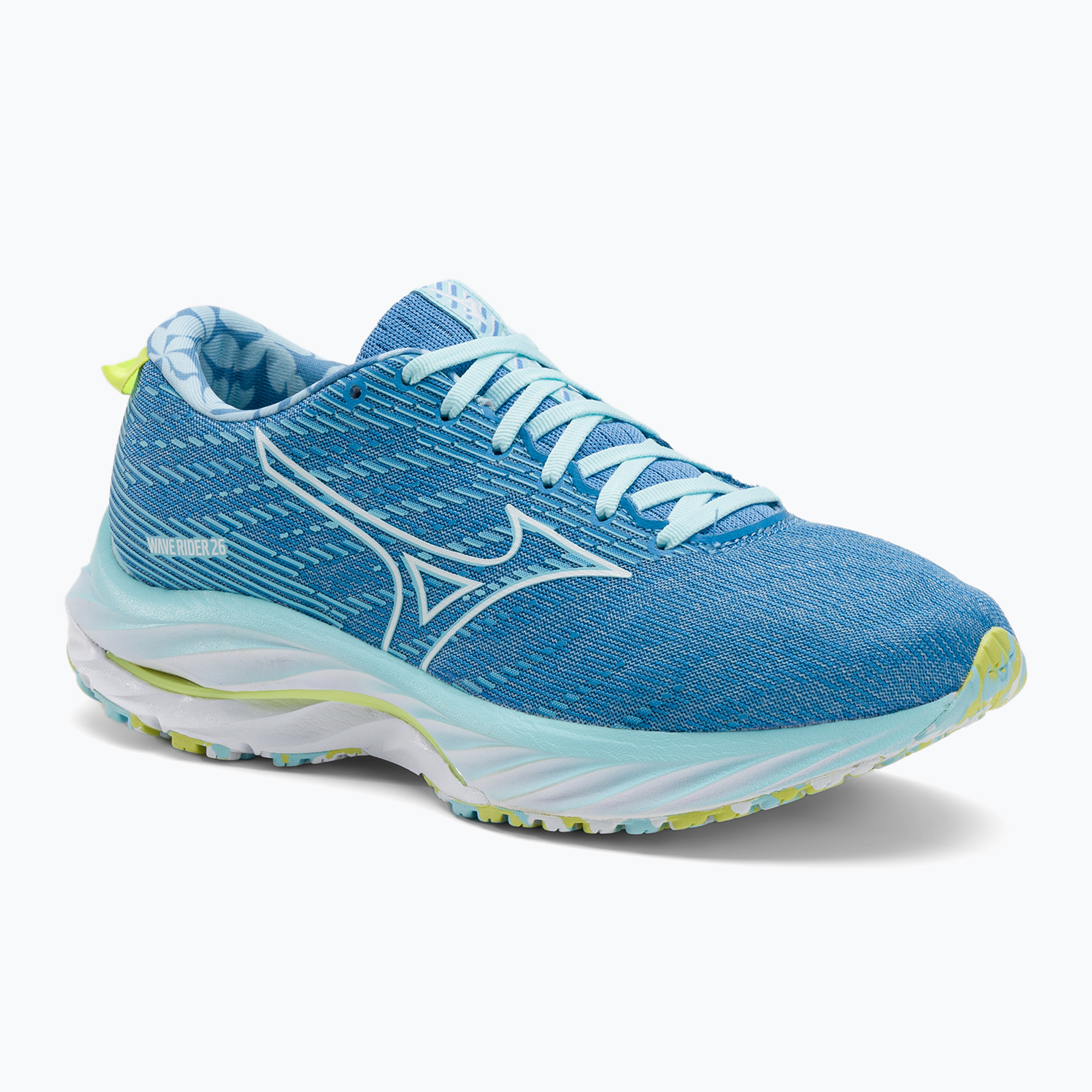 Buty do biegania damskie Mizuno Wave Rider 26 Roxy atomiz/white/daiqgreen 