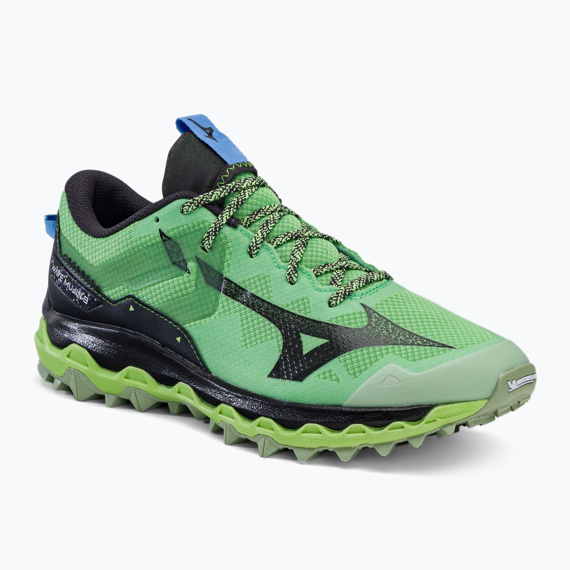 Buty do biegania męskie Mizuno Wave Mujin 9 zielone J1GJ227052 