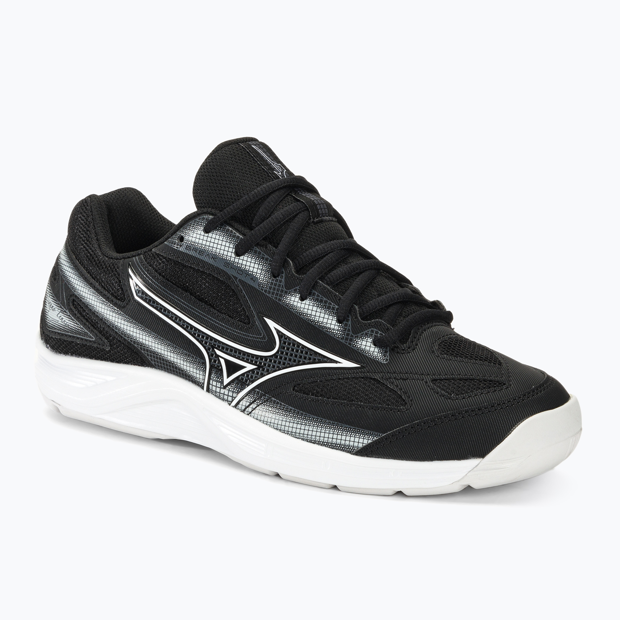 Buty do tenisa męskie Mizuno Break Shot 4 CS black/white/harbor mist 