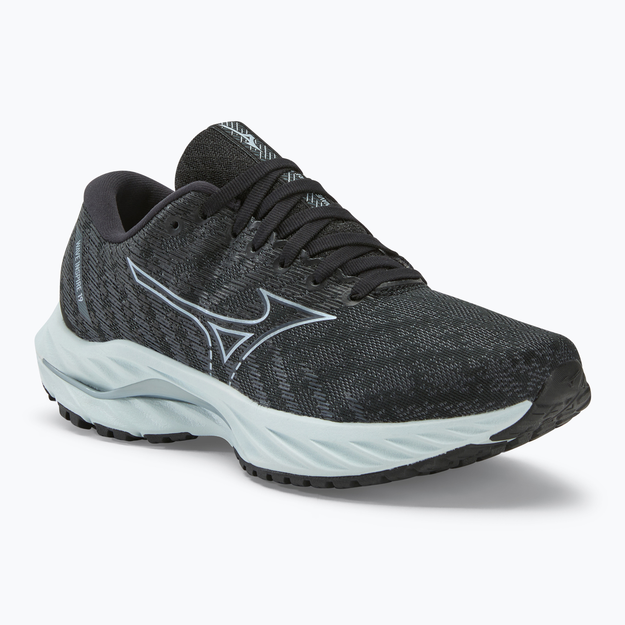 Buty do biegania damskie Mizuno Wave Inspire 19 W black/ silver/ snowcrest 