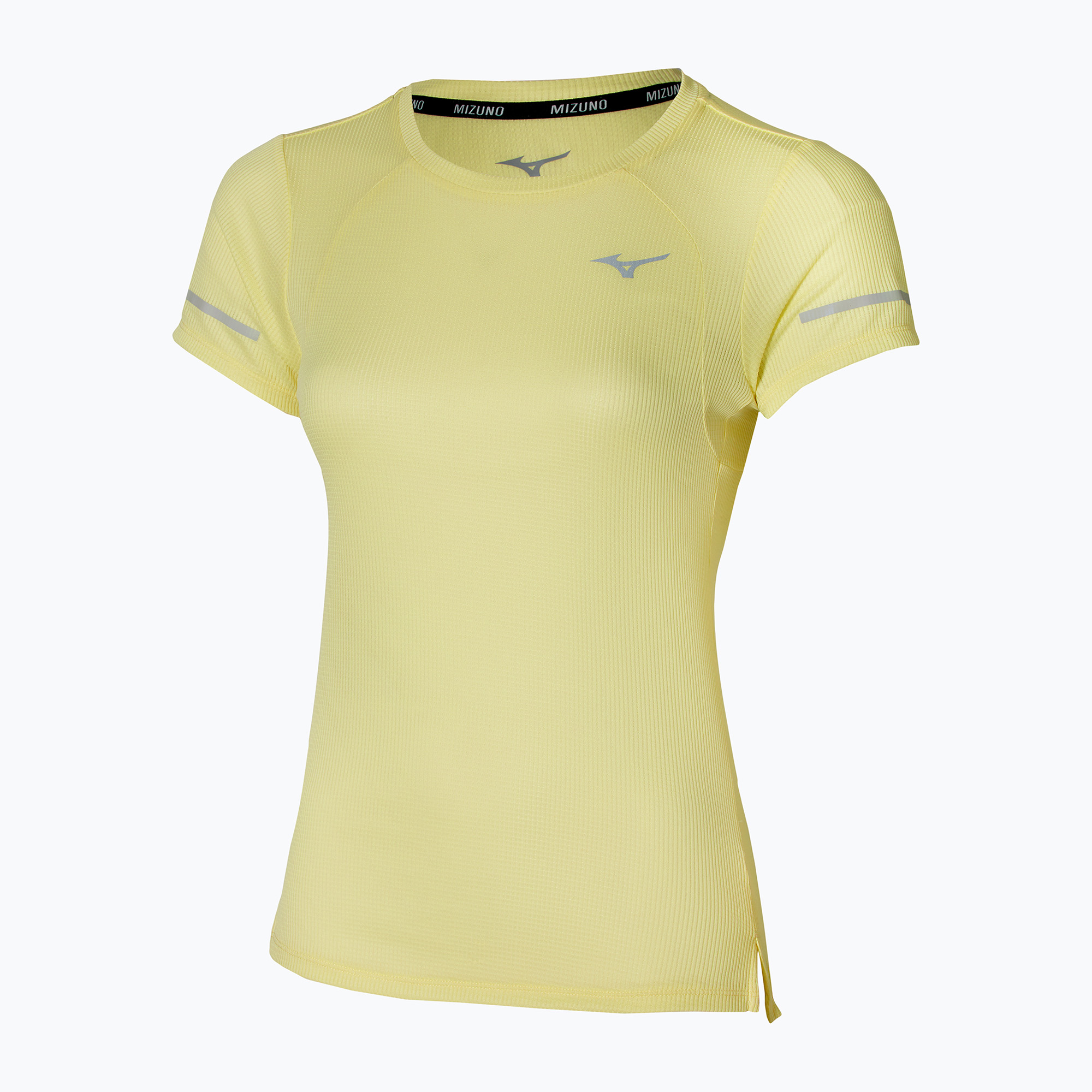 Дамска тениска за бягане Mizuno DryAeroFlow Tee pale lime yellow