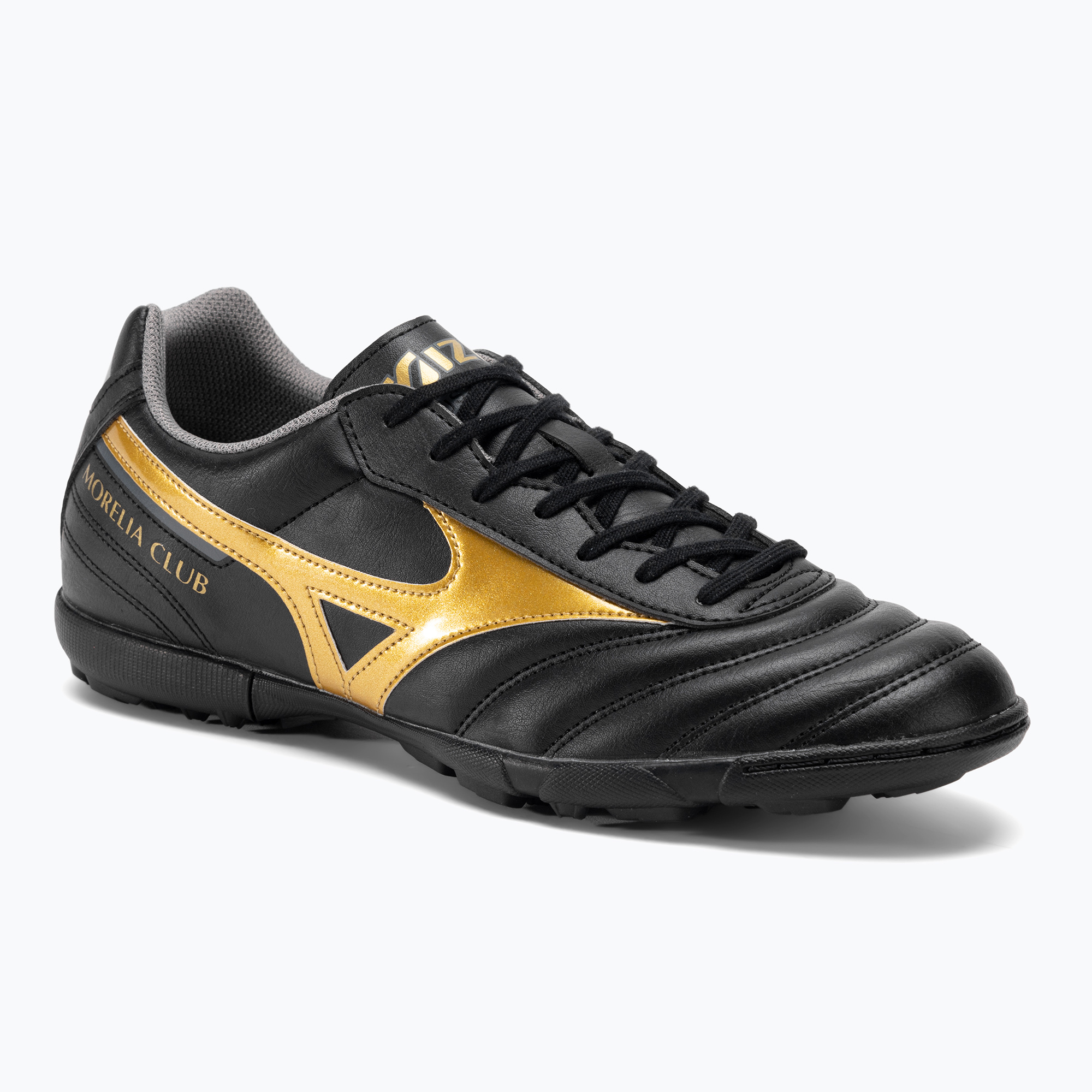 Buty piłkarskie męskie Mizuno Morelia II Club AS black/gold/dark shadow 