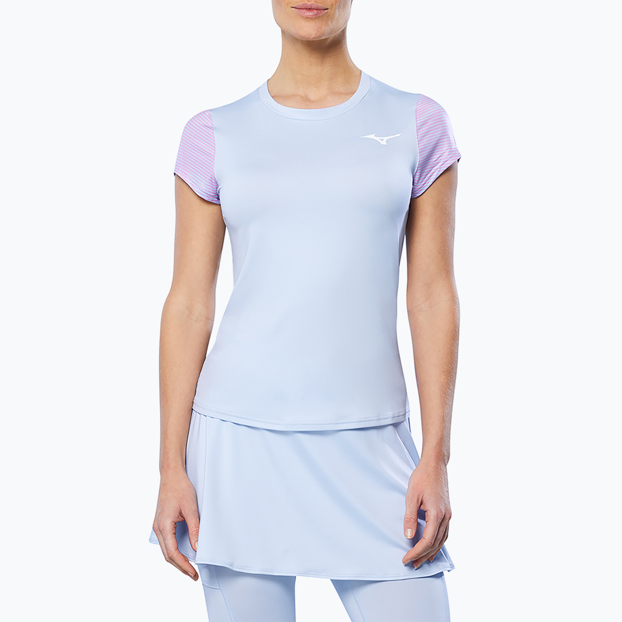 Дамска тениска за тенис Mizuno Charge Printed Tee halogen blue