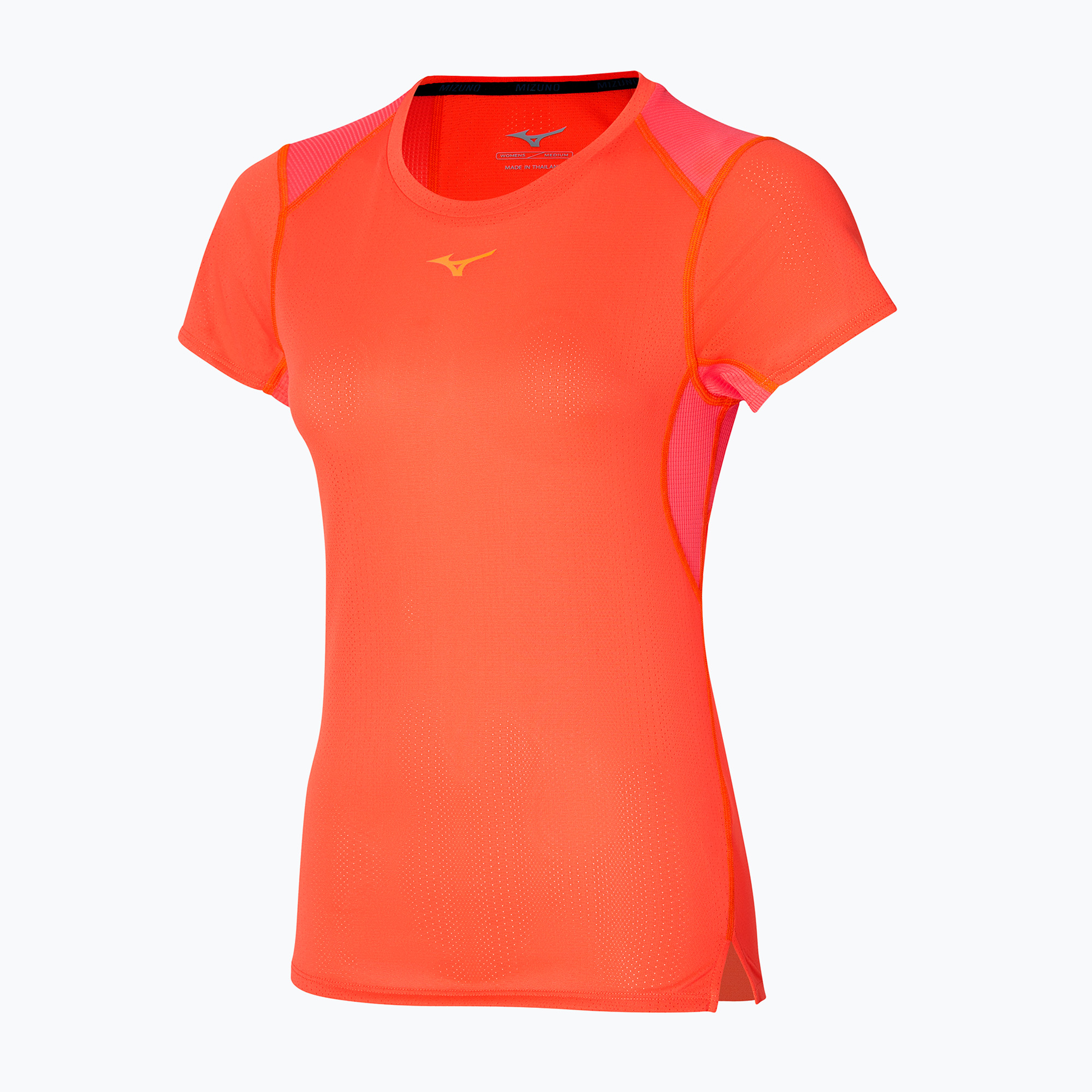Koszulka do biegania damska Mizuno DryAeroFlow Tee nasturtium 
