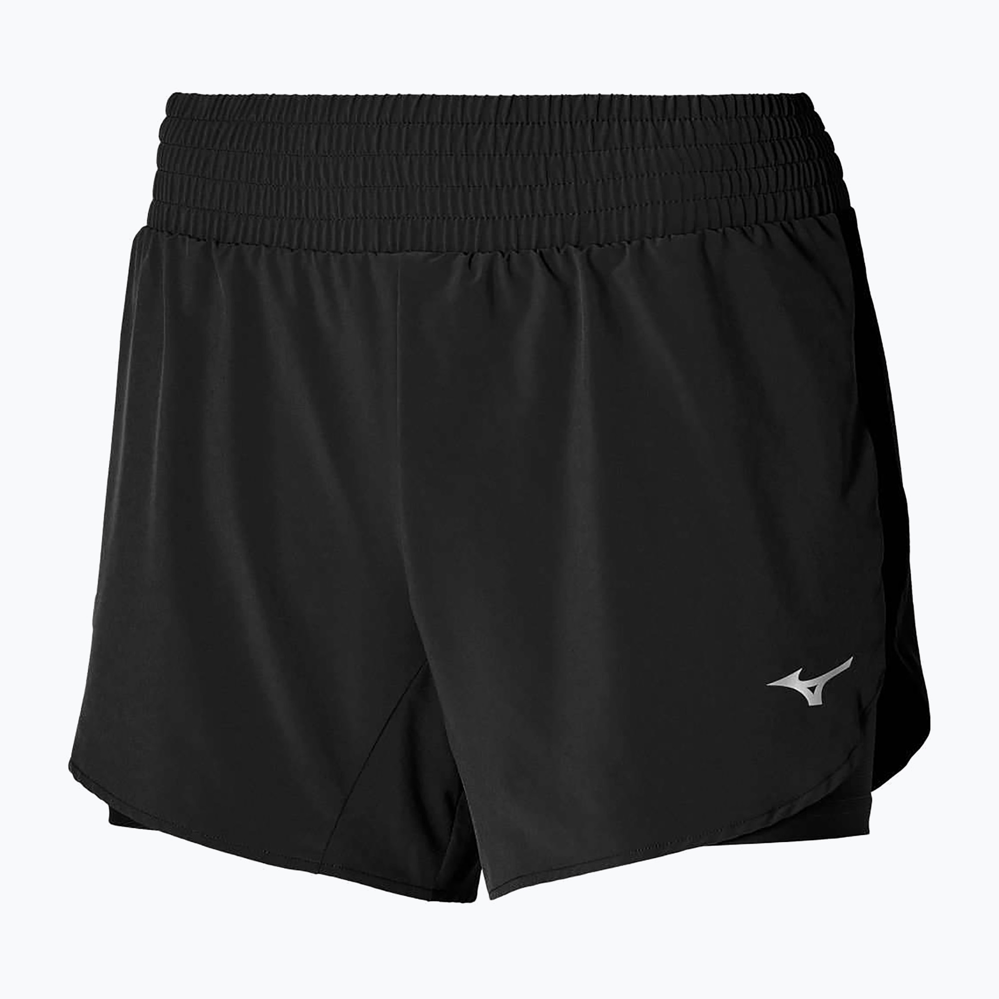 Pantaloncini da corsa da donna Mizuno 2in1 4.5 nero (S) (2in1 4.5 J2GBB20309)