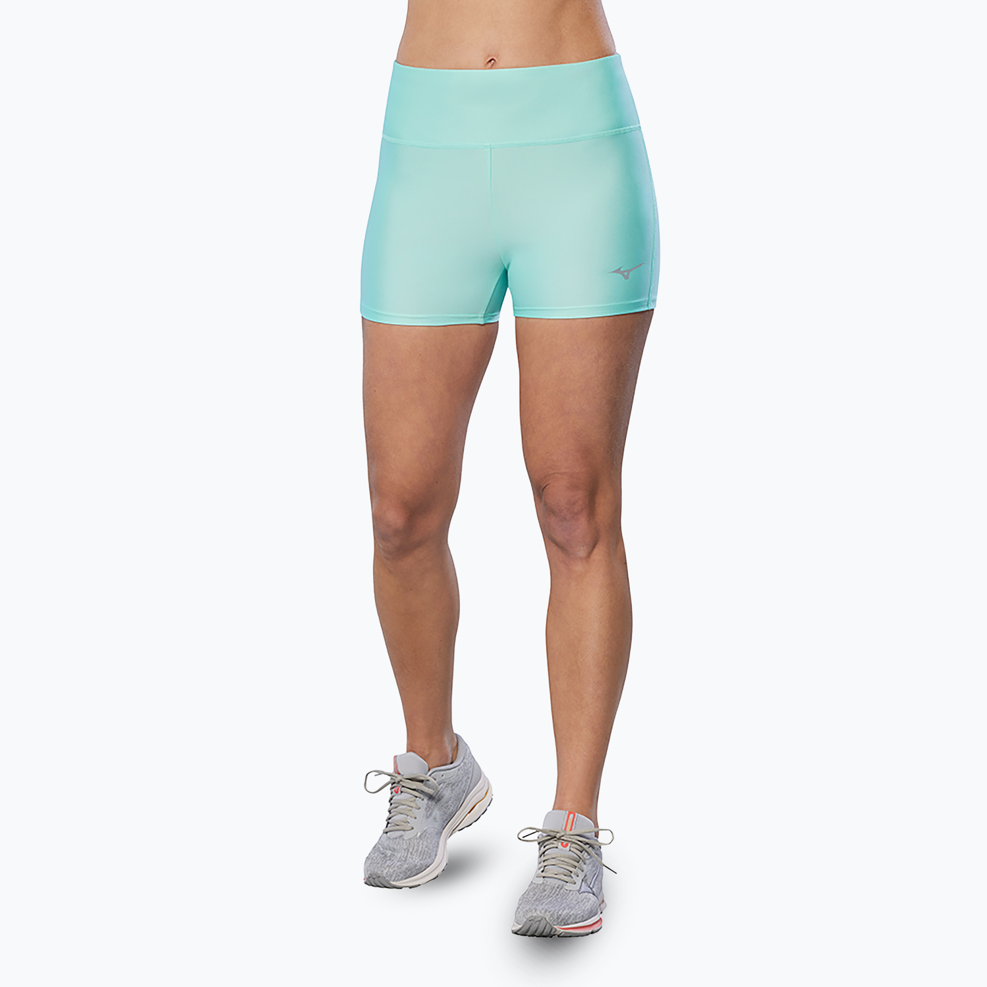 Women's shorts Mizuno Impulse Core eggshell blue (L)