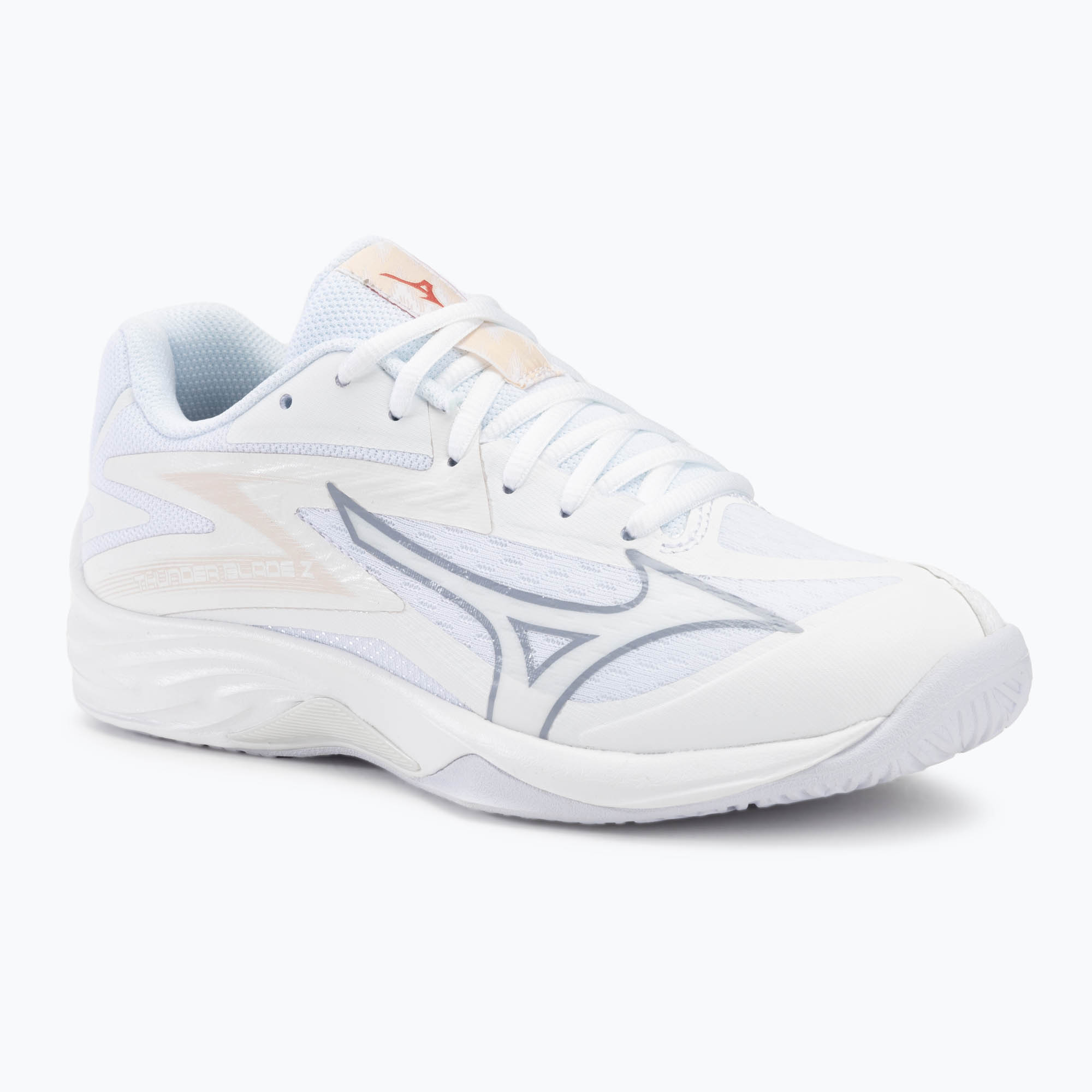 Buty do siatkówki damskie Mizuno Thunder Blade Z white/aleutian/cloud pink 