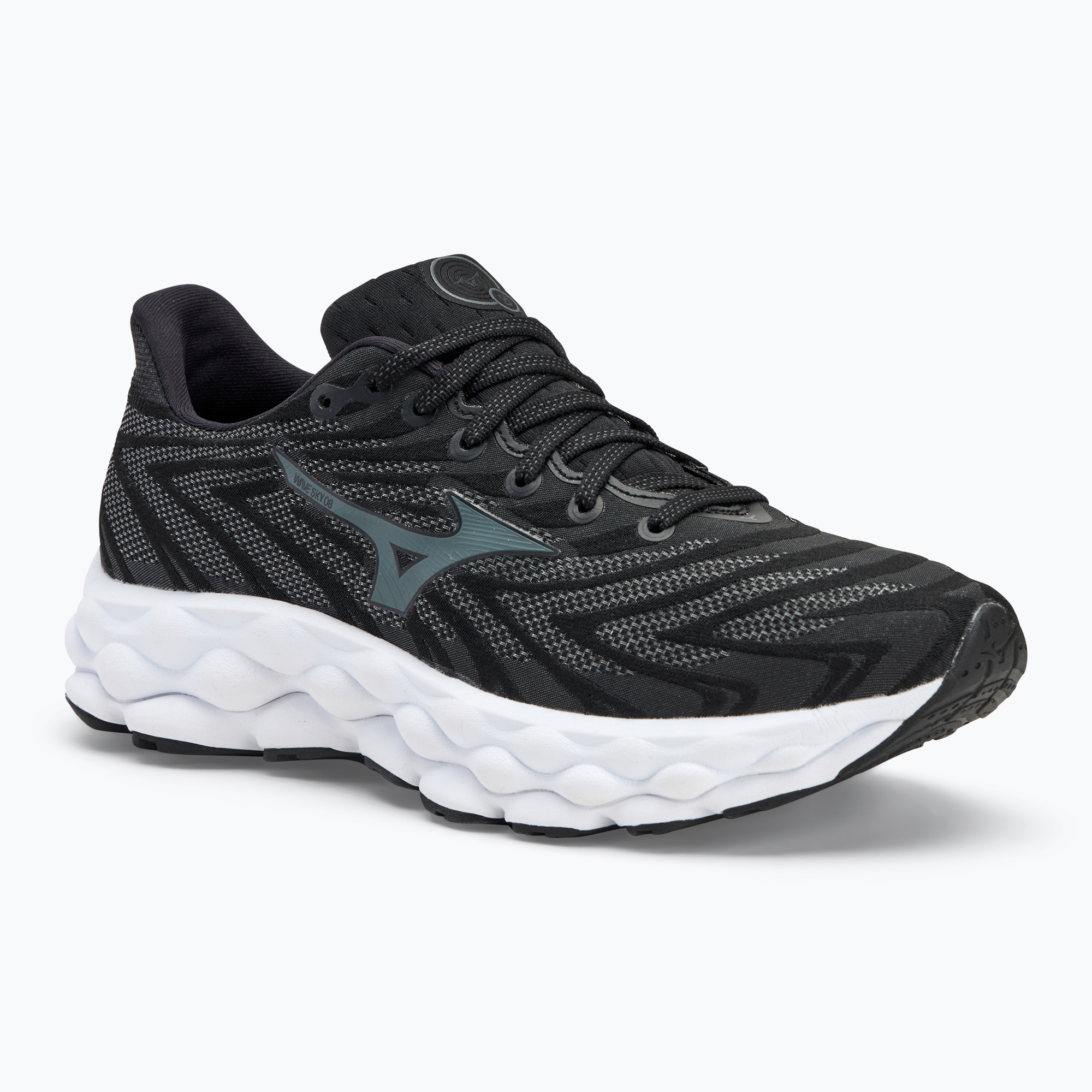 Buty do biegania męskie Mizuno Wave Sky 8 black/metallic gray/white 