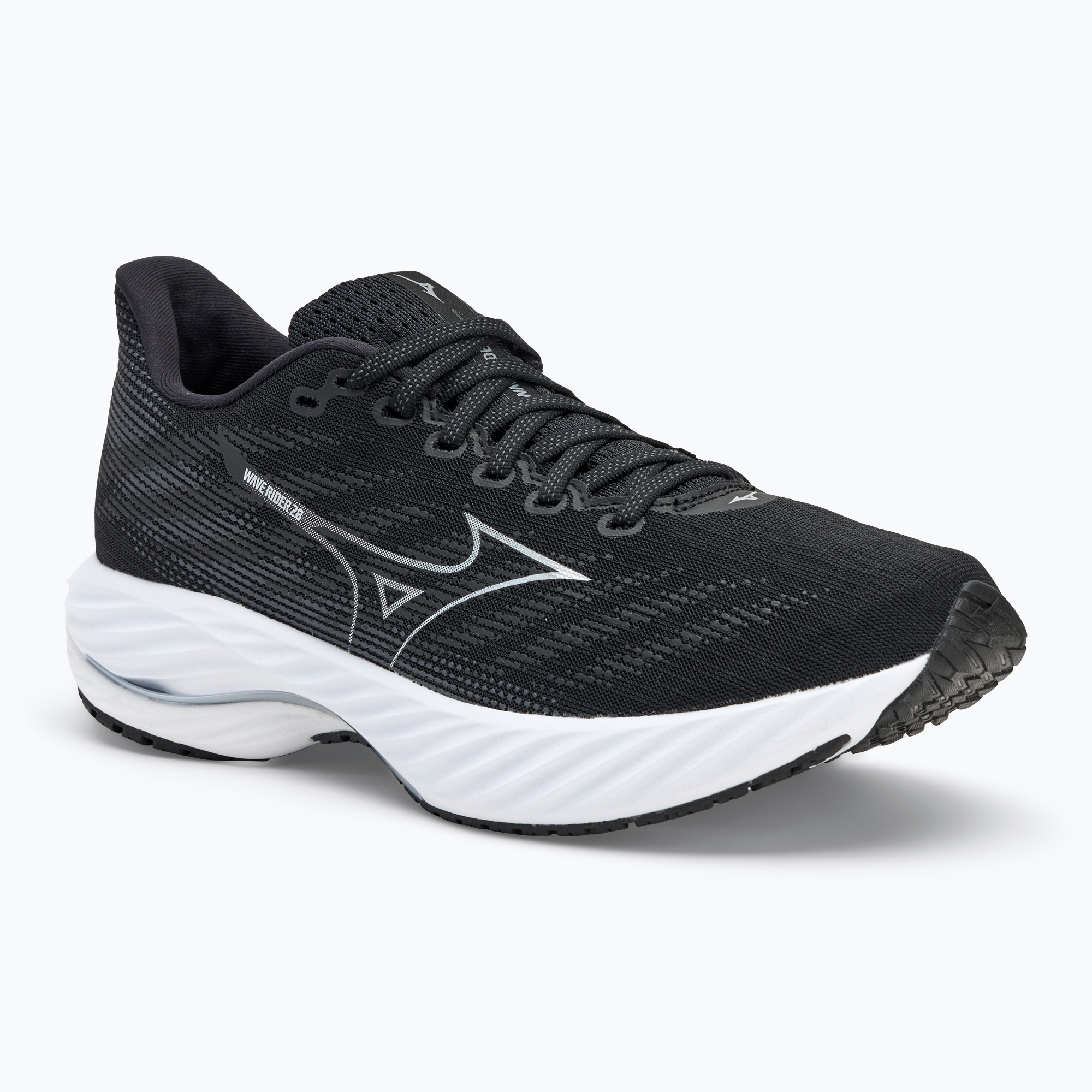 Buty do biegania męskie Mizuno Wave Rider 28 black/silver/ebony 