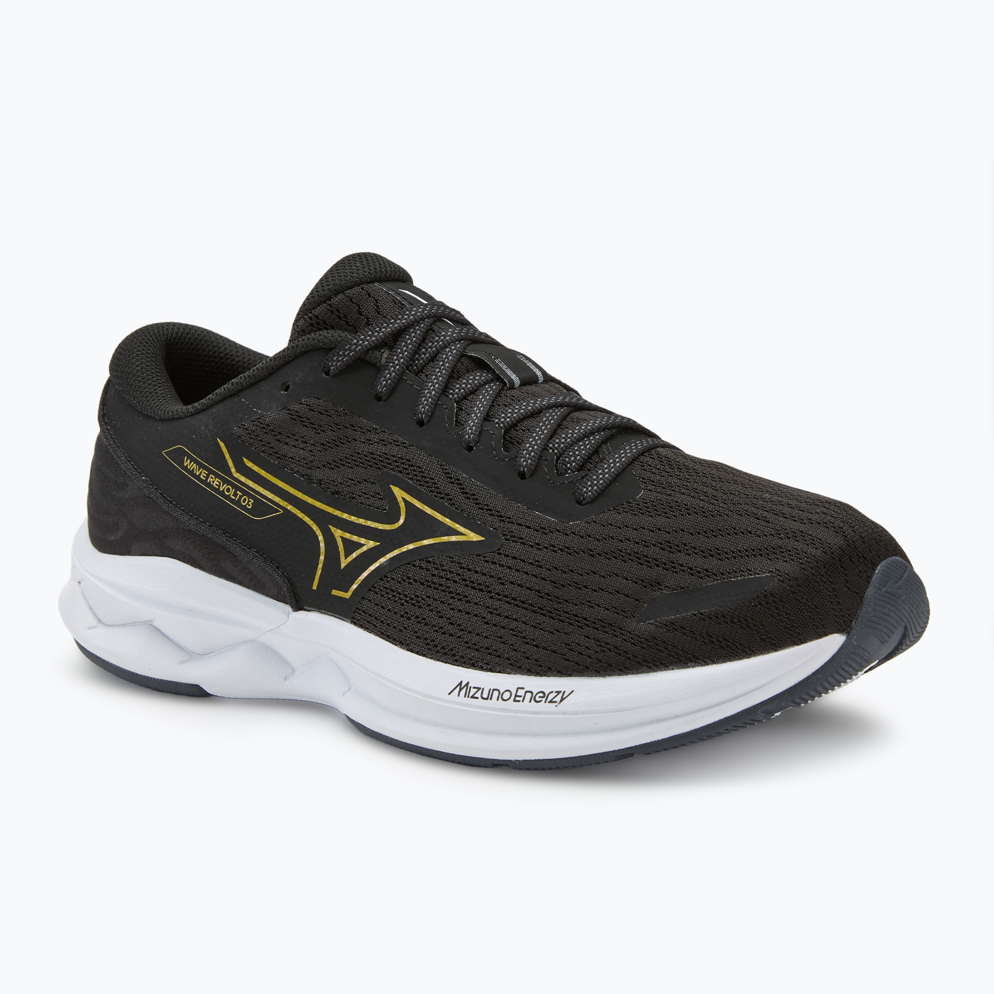 Buty do biegania męskie Mizuno Wave Revolt 3 black/gloden halo/ebony 