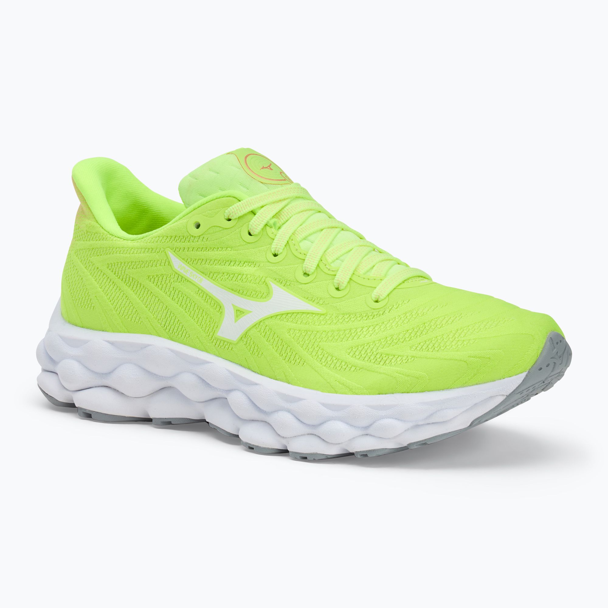 Buty do biegania damskie Mizuno Wave Sky 8 mizuno neo lime/white/pristine 