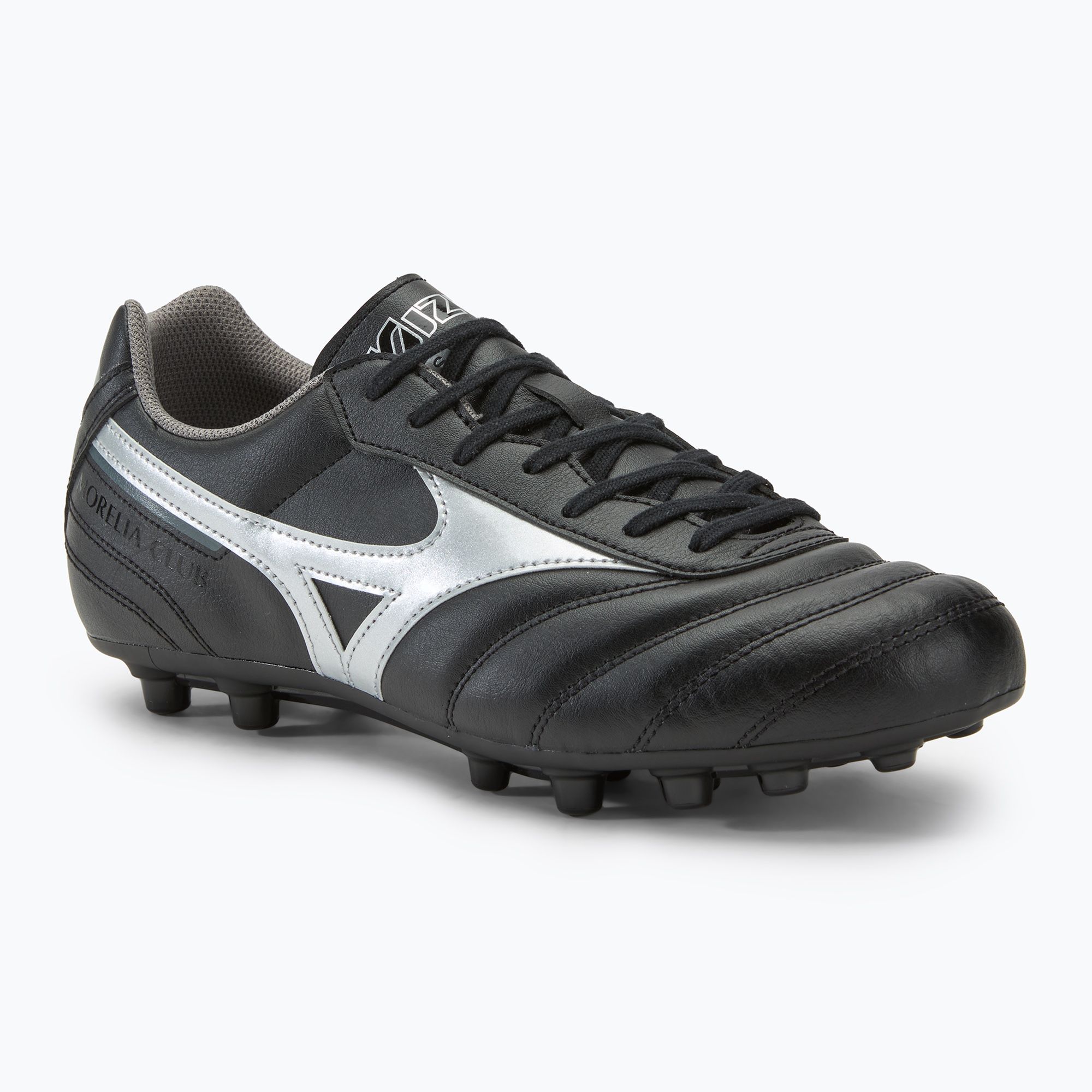 Buty piłkarskie męskie Mizuno Morelia II Club AG black/galaxy silver/dark shadow 