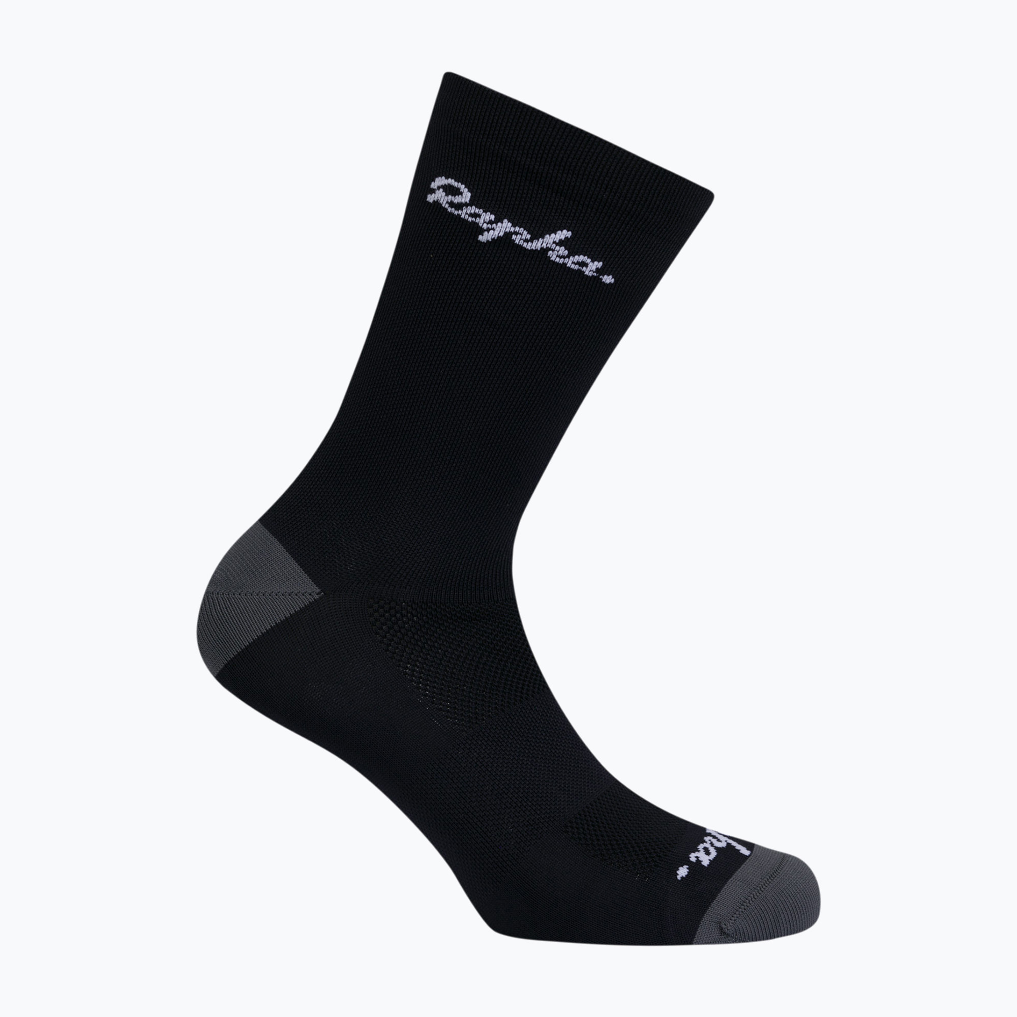 Șosete Rapha Logo Socks black/dark grey