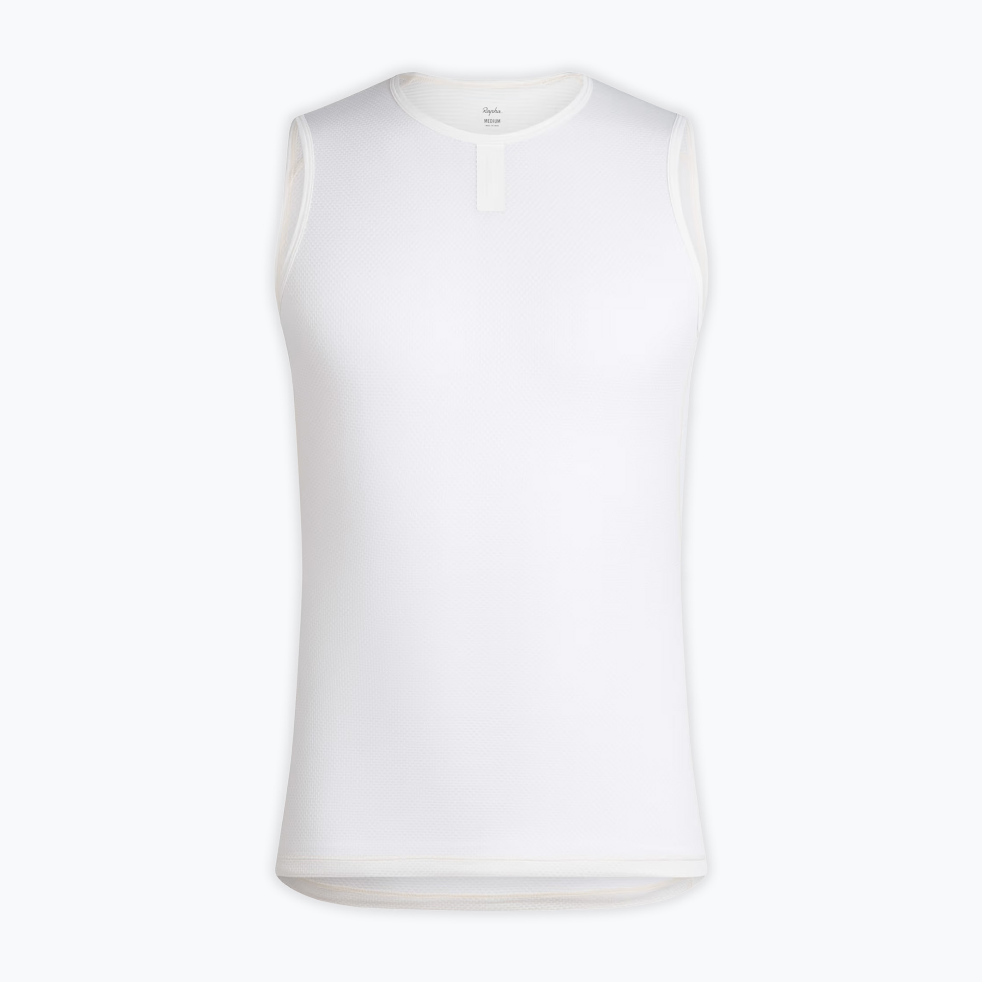 Мъжка фланелка за колоездене Rapha Lightweight Base Layer - Sleeveless white/white