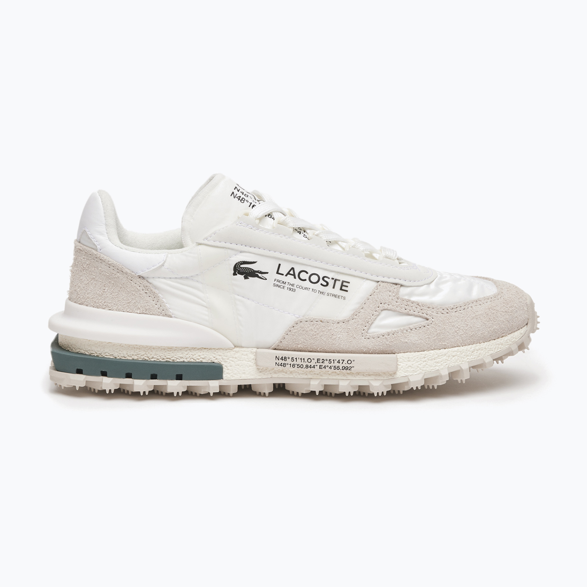 Buty męskie Lacoste Elite Active white/dark green 