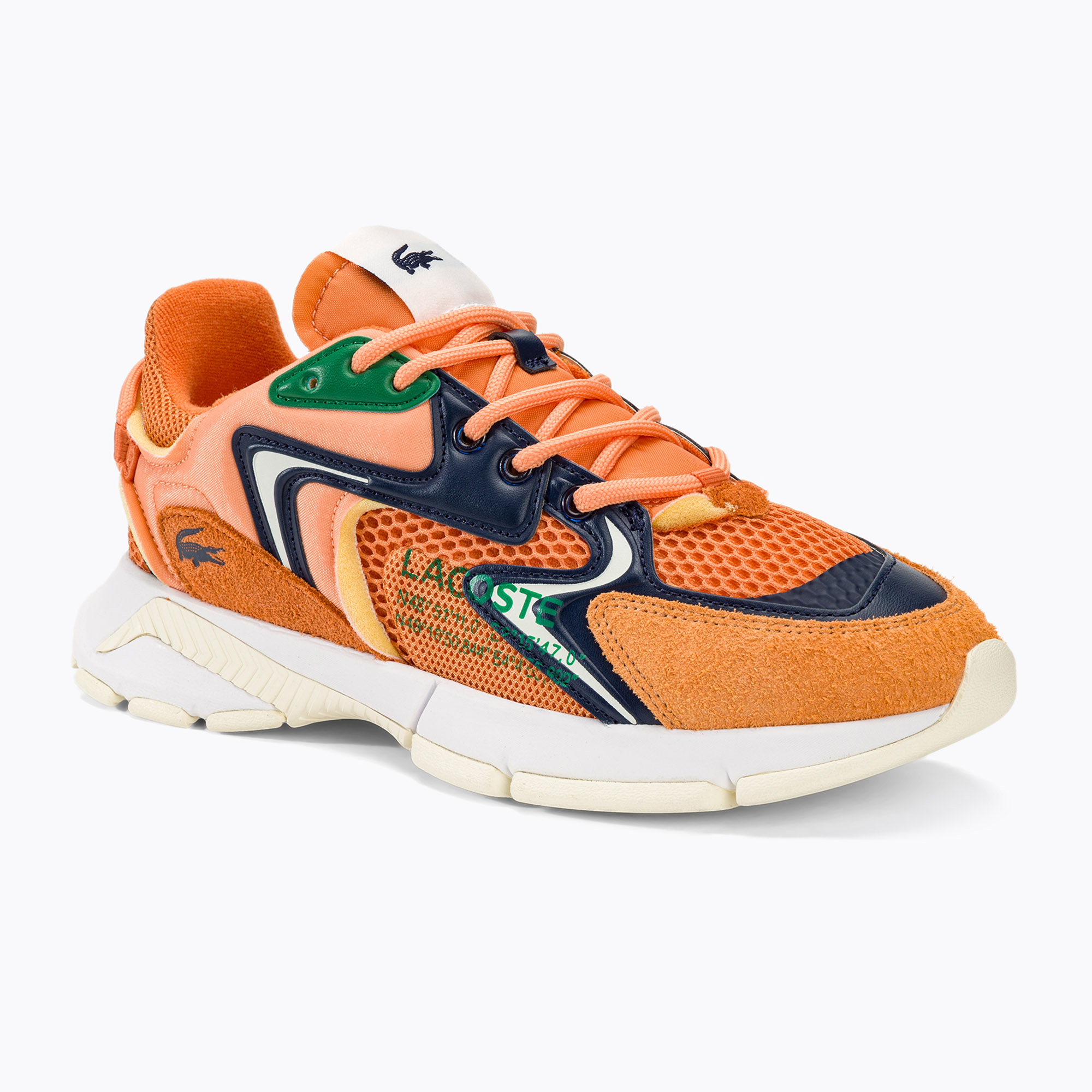 Buty męskie Lacoste L003 Neo Contrasted Textile orange/navy 