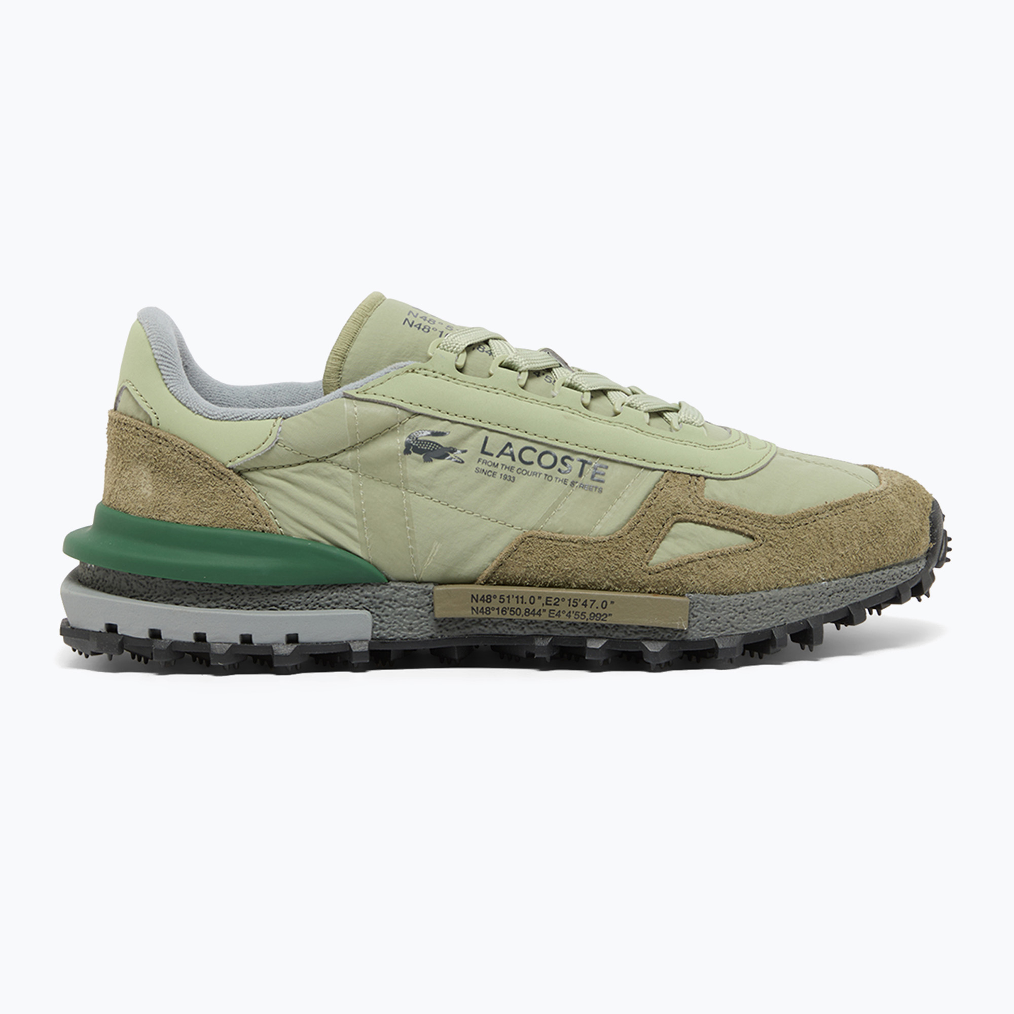 Buty męskie Lacoste Elite Active light khaki/gray 