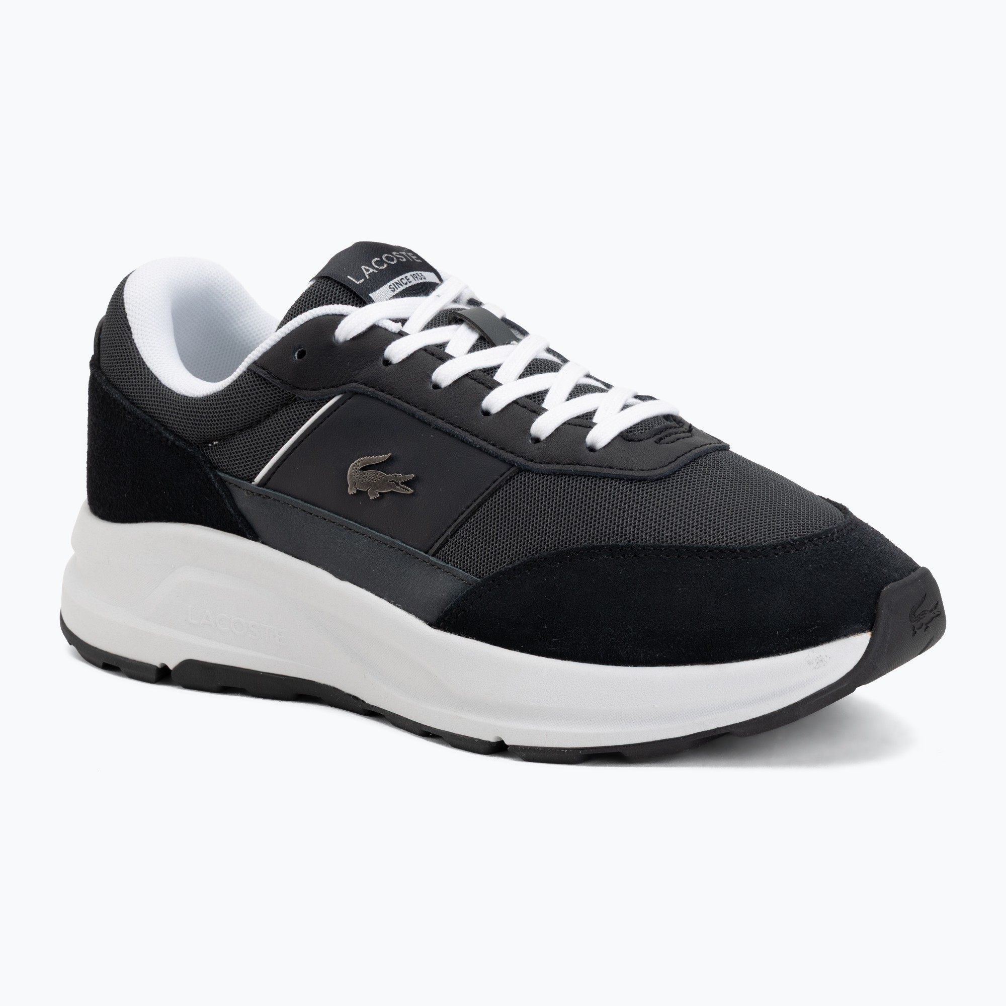 Buty męskie Lacoste Run Set Cgr Bar dark grey/black 