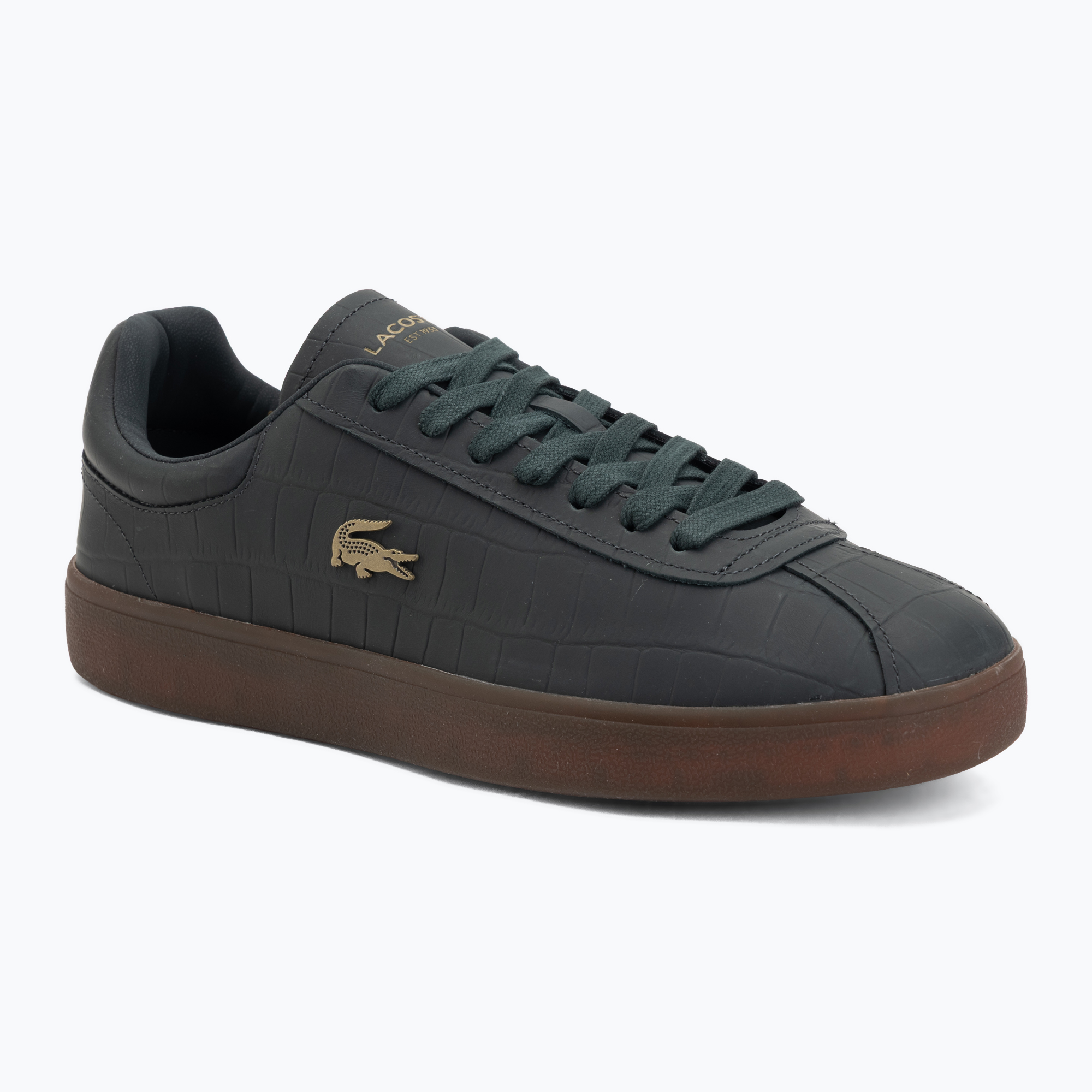 Buty męskie Lacoste Baseshot dark green/gum