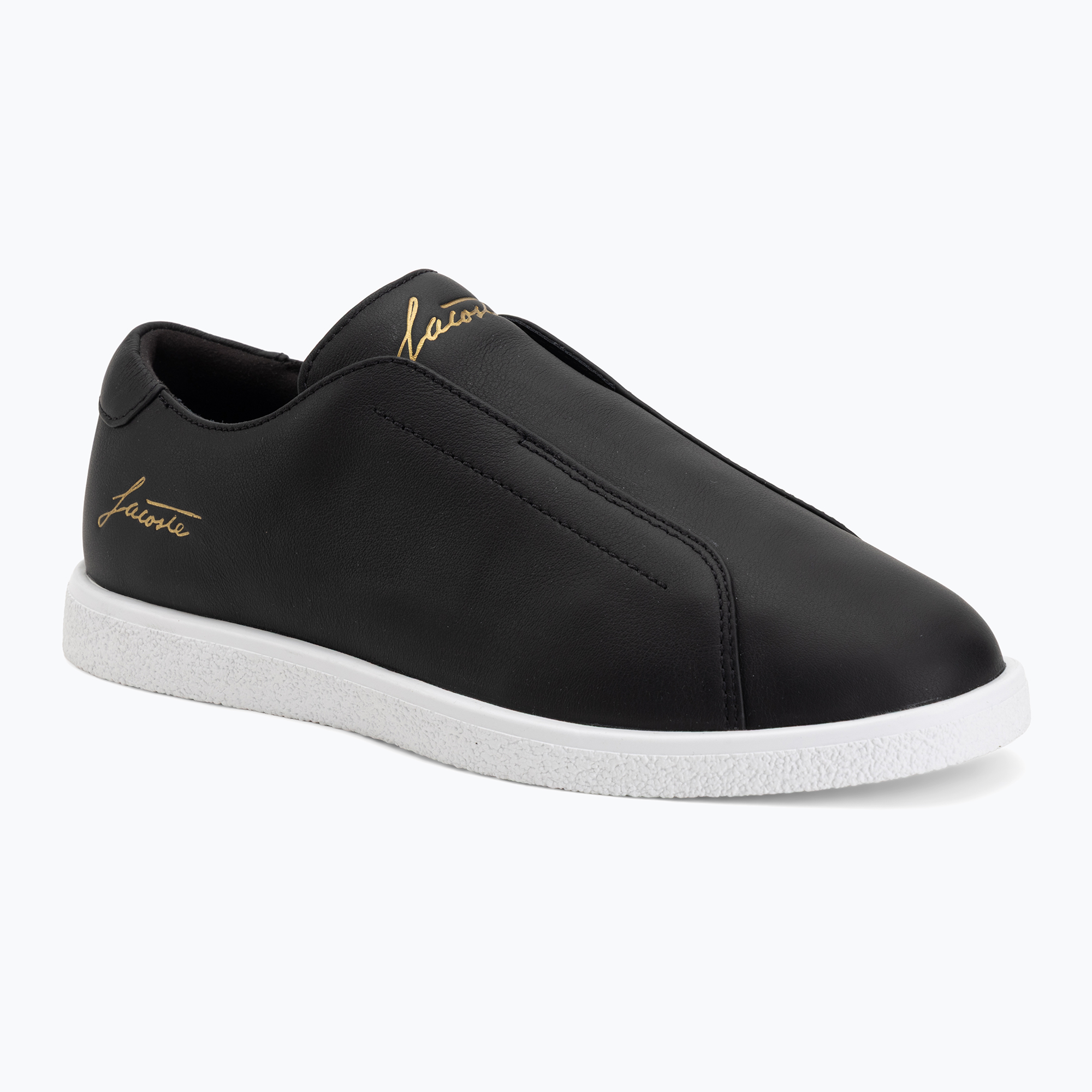 Buty męskie Lacoste Linecourt Slip-On black/white 