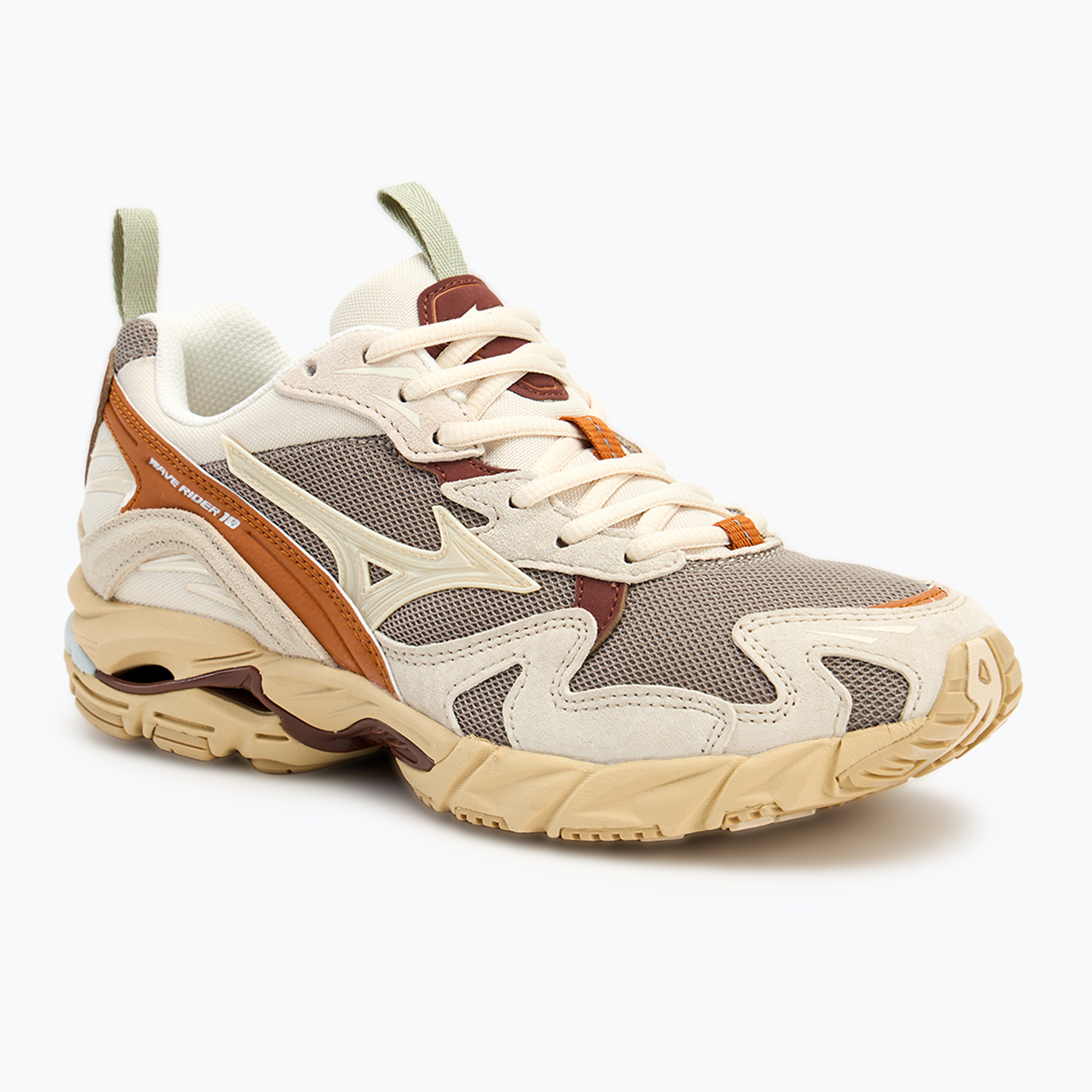 Buty Mizuno Wave Rider 10 Premium vinage khaki/summer sand/pumpkin spice 