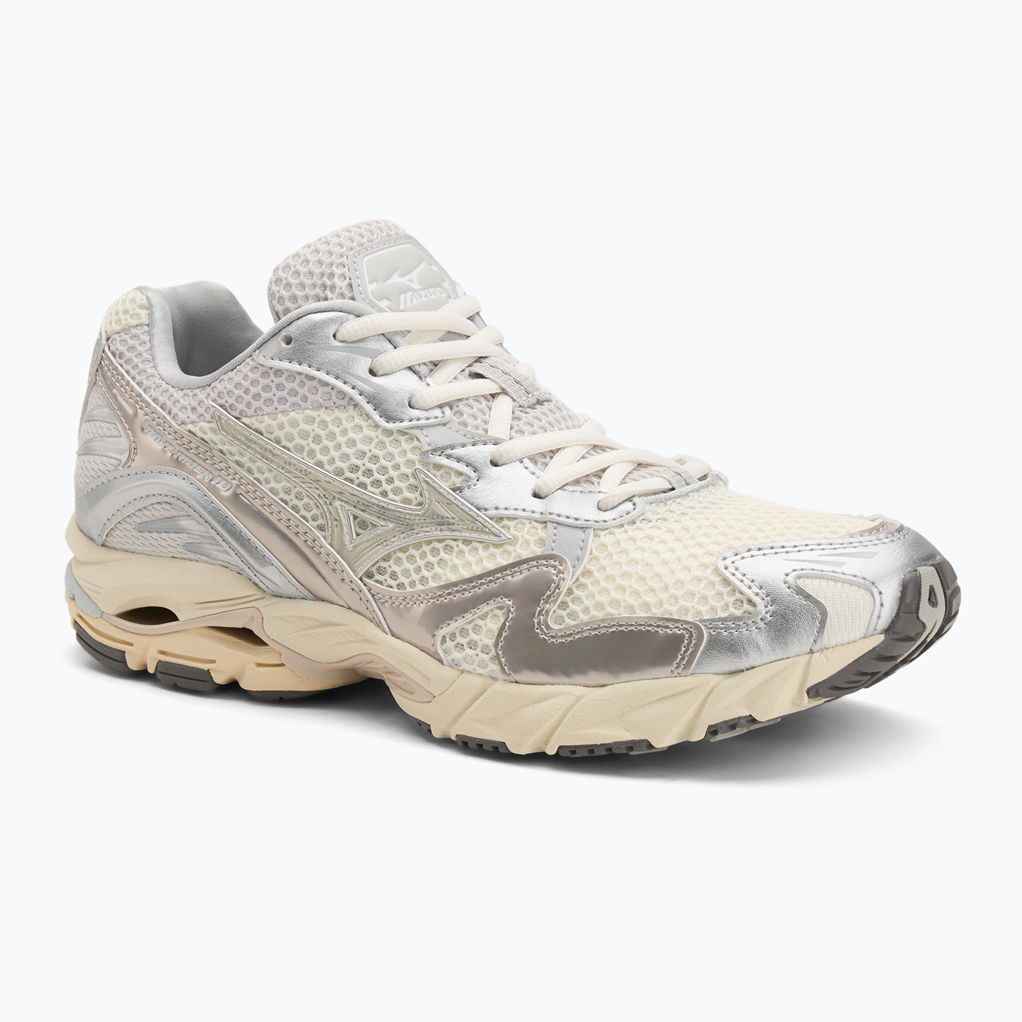 Buty Mizuno Wave Rider 10 mizuno snow white/white sand/nimbus cloud 