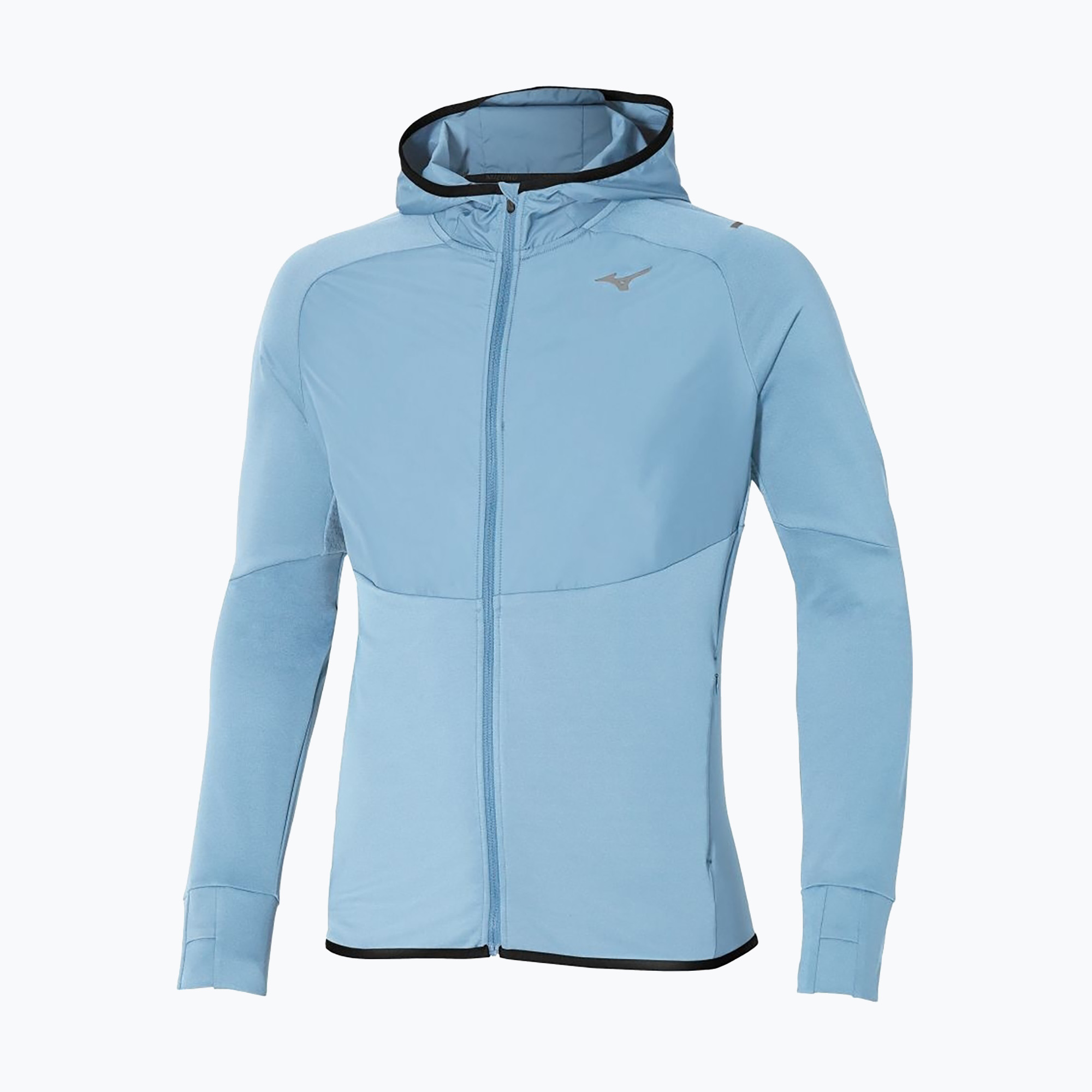 Kurtka do biegania męska Mizuno Warmalite Hybrid Full Zip glacier lake 