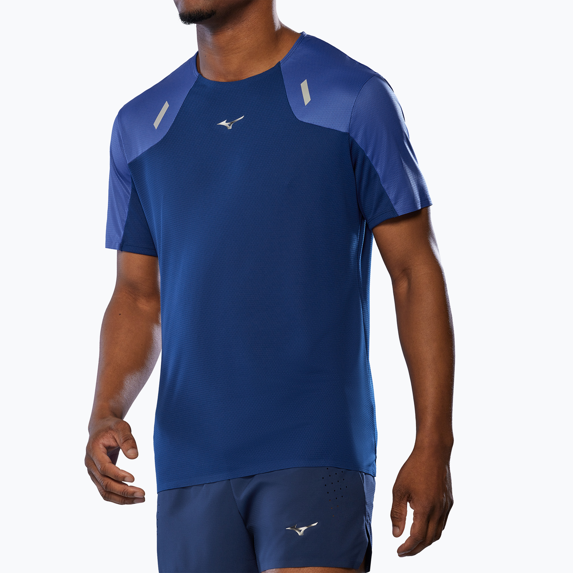 Koszulka do biegania męska Mizuno Tech Light Tee estate blue 