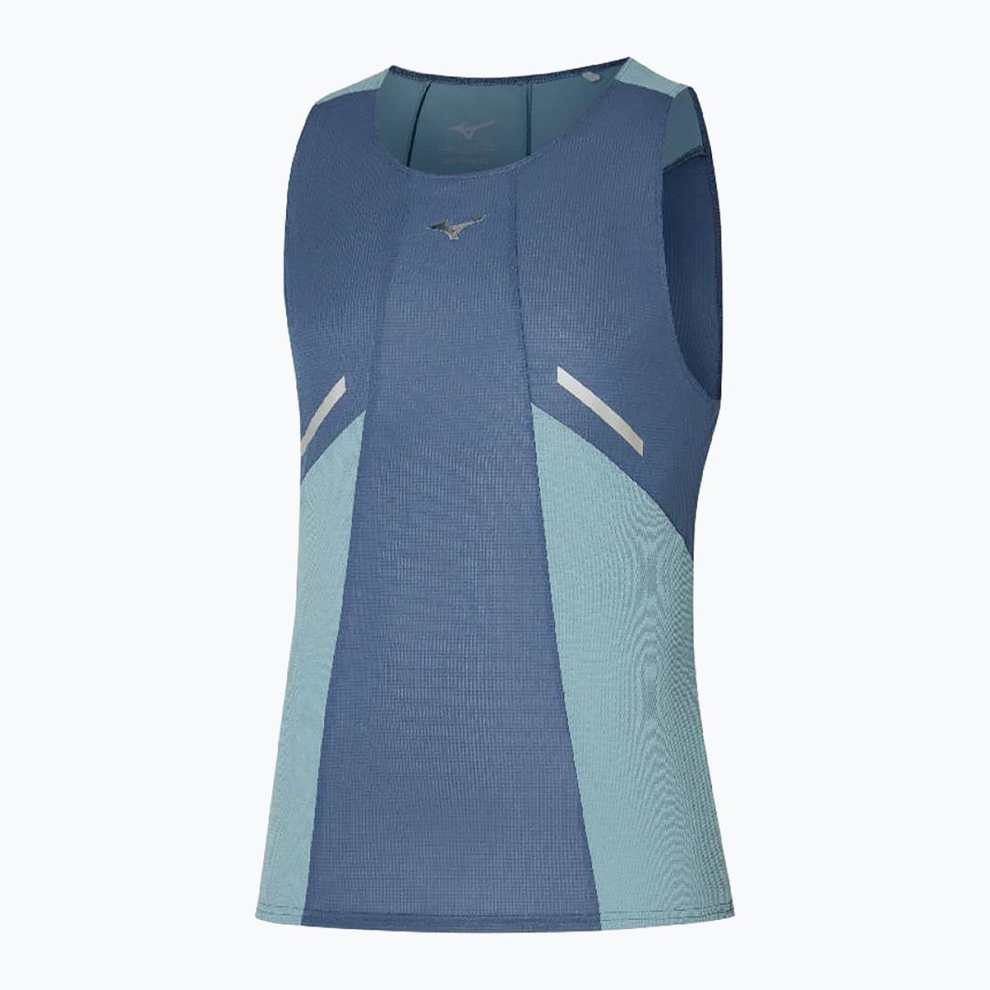 Koszulka do biegania męska Mizuno DryAeroFlow Tank vintage indigo 