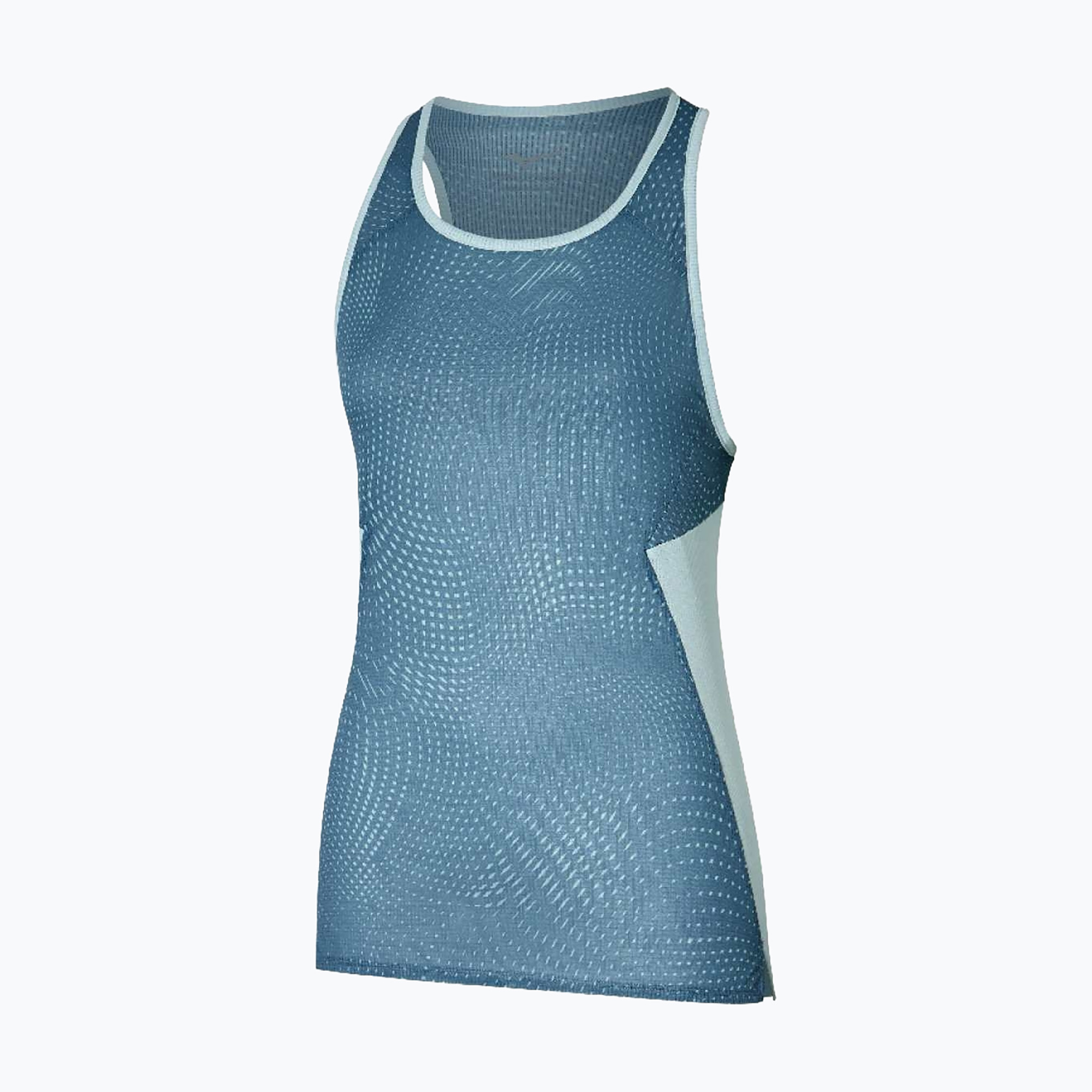 Canotta da corsa donna Mizuno DryAeroFlow Graphic Tank citadel (XS) (DryAeroFlow Graphic Tank J2GAC20302)