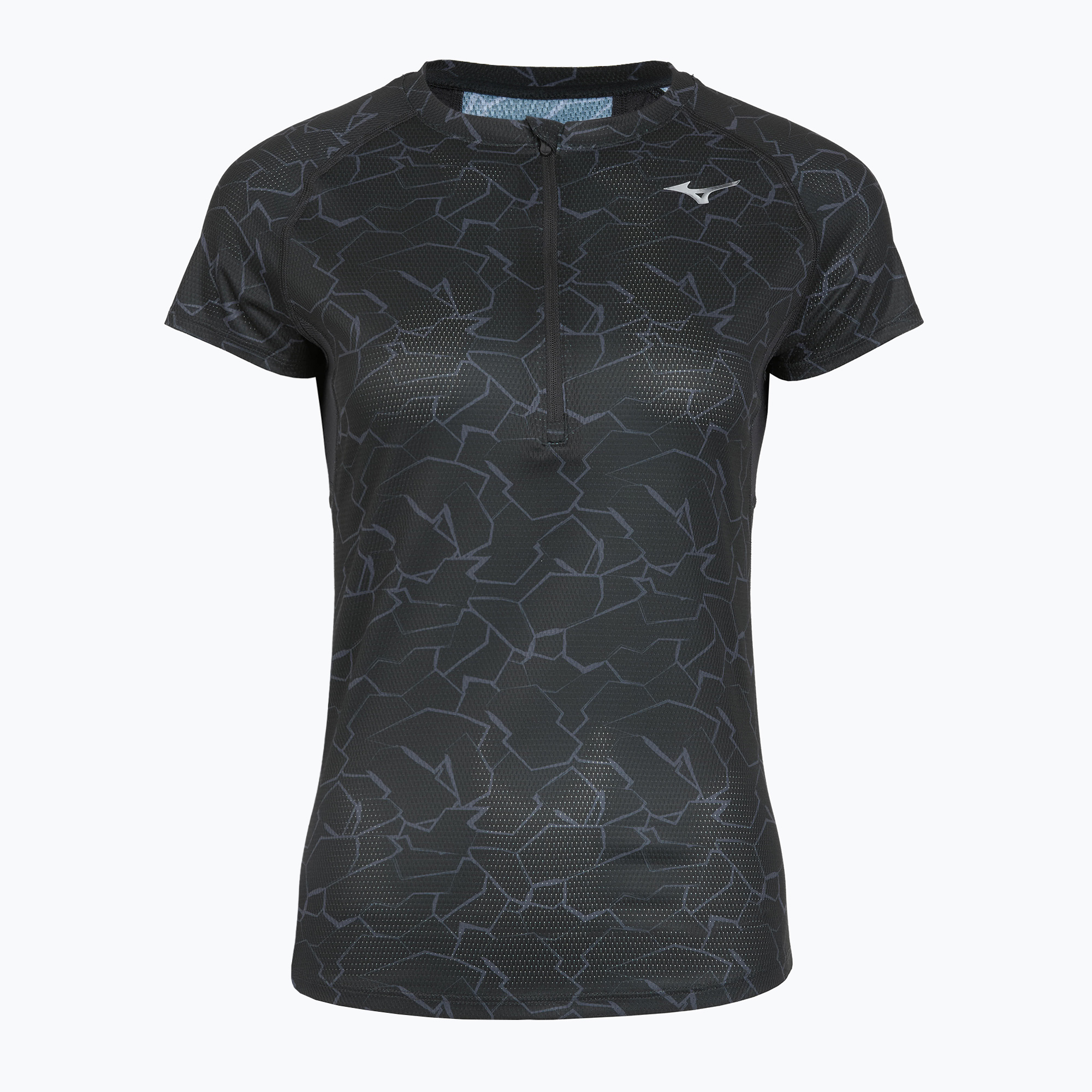 Дамска тениска за бягане Mizuno Graphic Trail Tee black