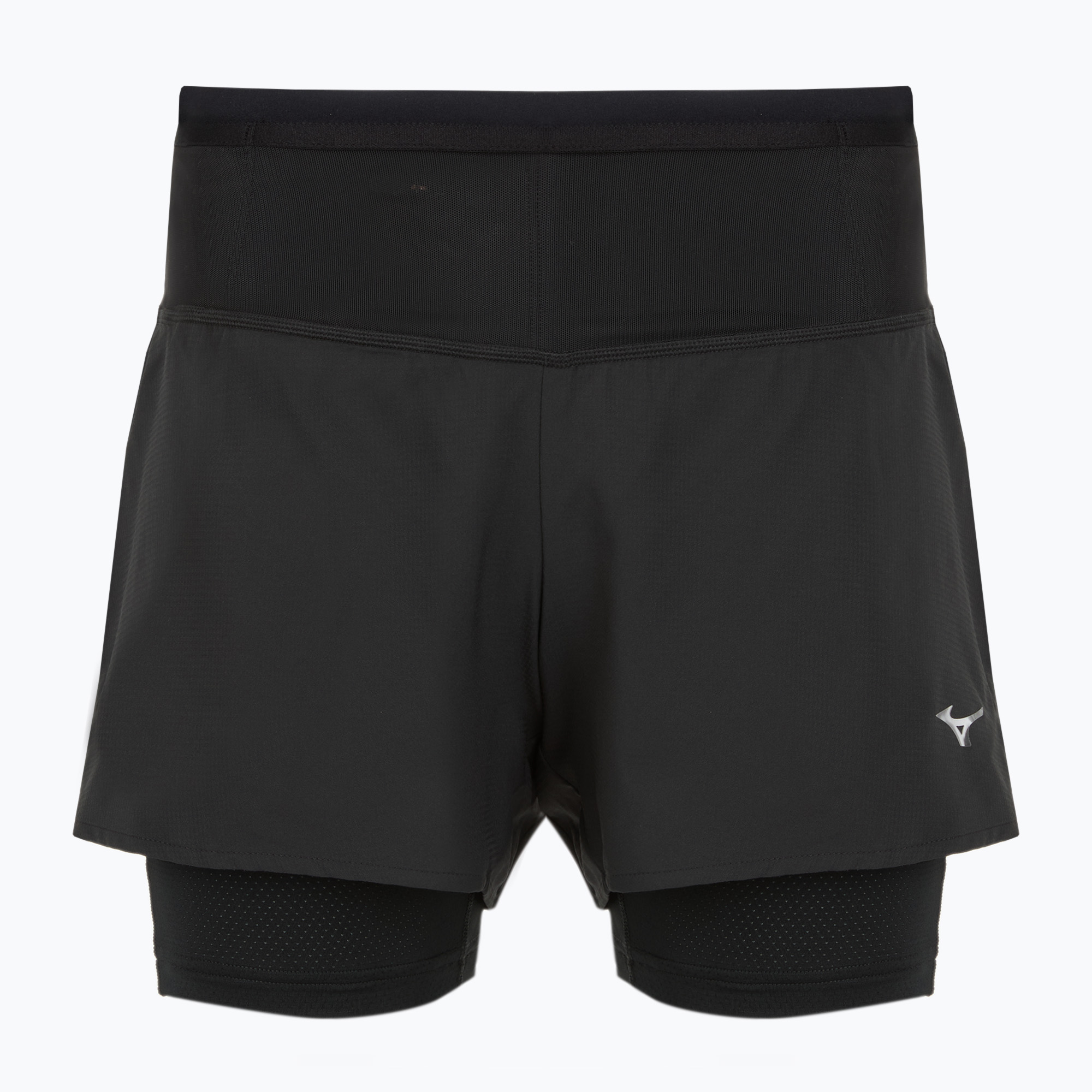 Spodenki do biegania męskie Mizuno Trail ER 2IN1 black 