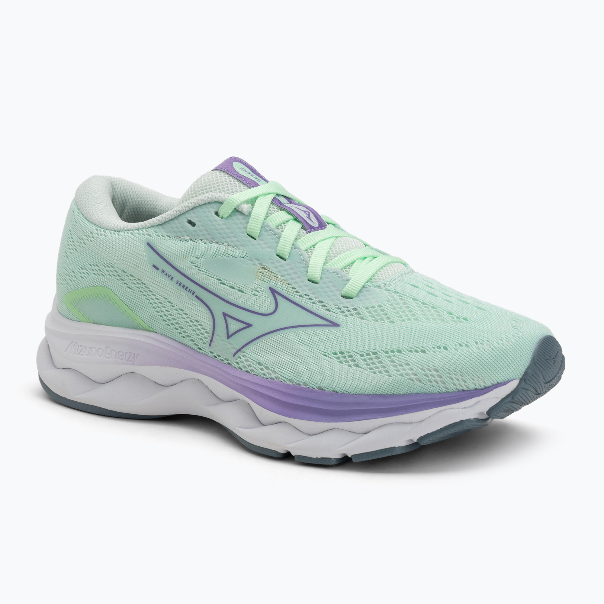 Buty do biegania damskie Mizuno Wave Serene neo mint/paisley purple/citadel