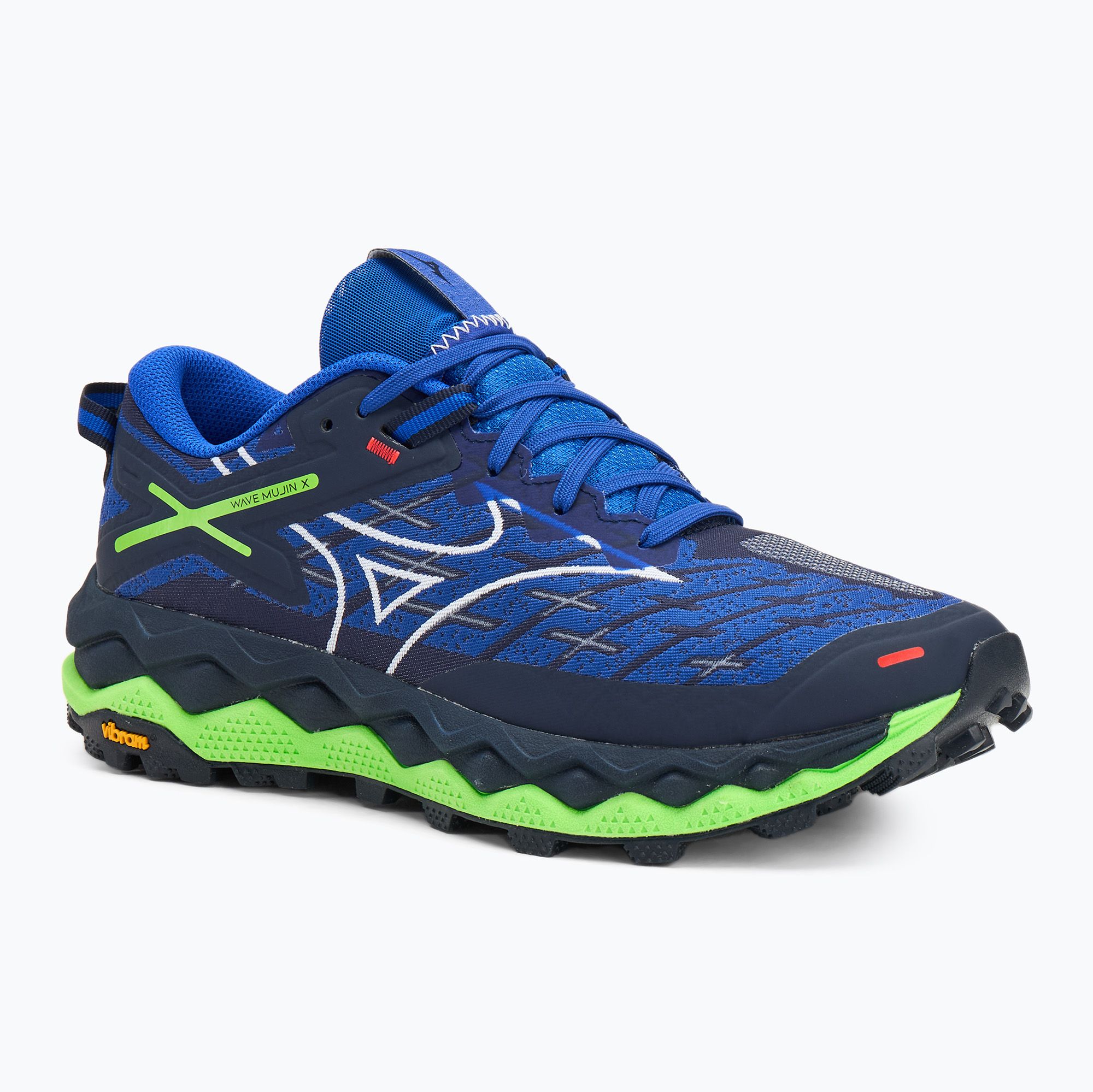 Buty do biegania męskie Mizuno Wave Mujin 10 reflex blue c/white/green gecko 