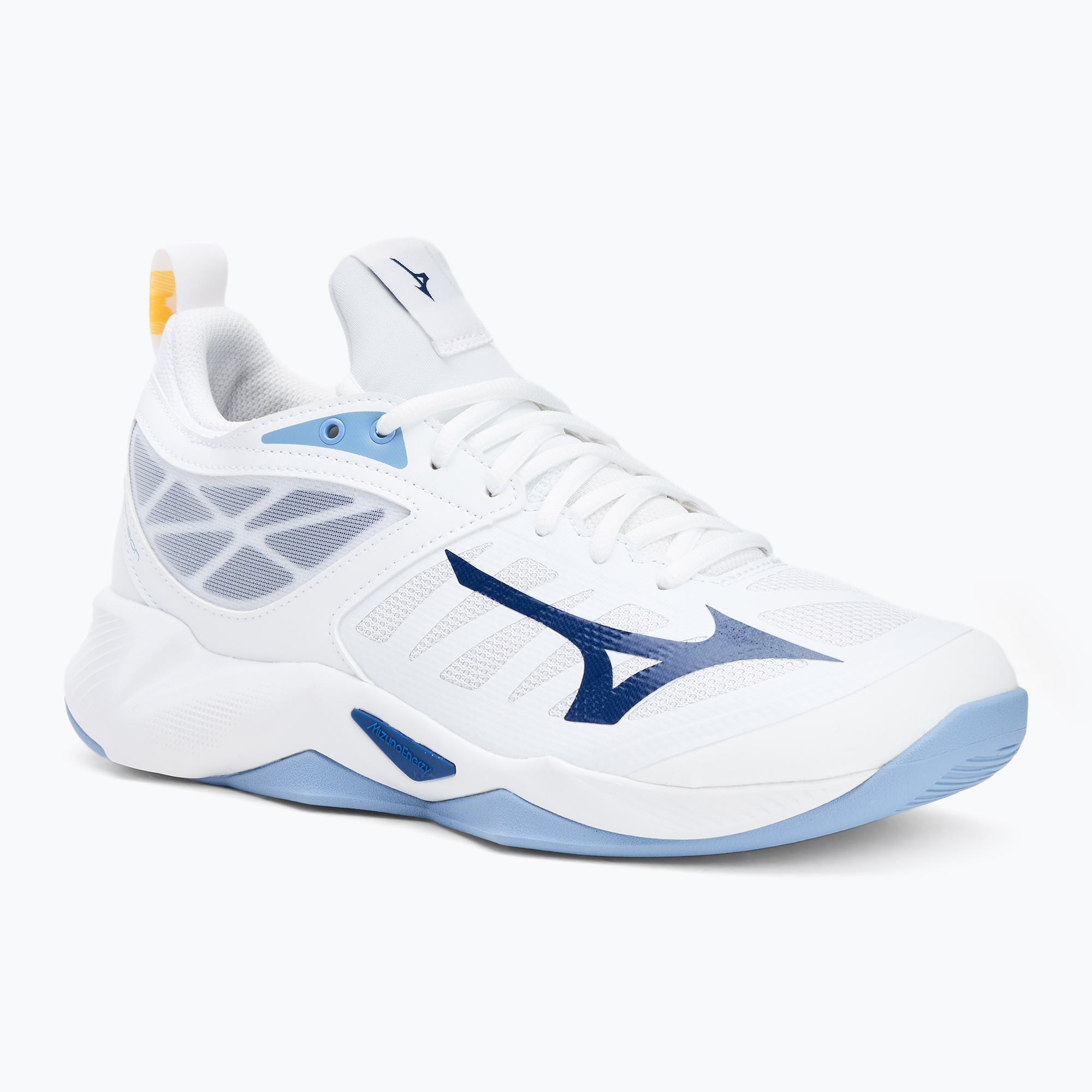Volejbalová obuv Mizuno Wave Dimension white/bellwether blue/bel air blue (Wave Dimension V1GA224097)